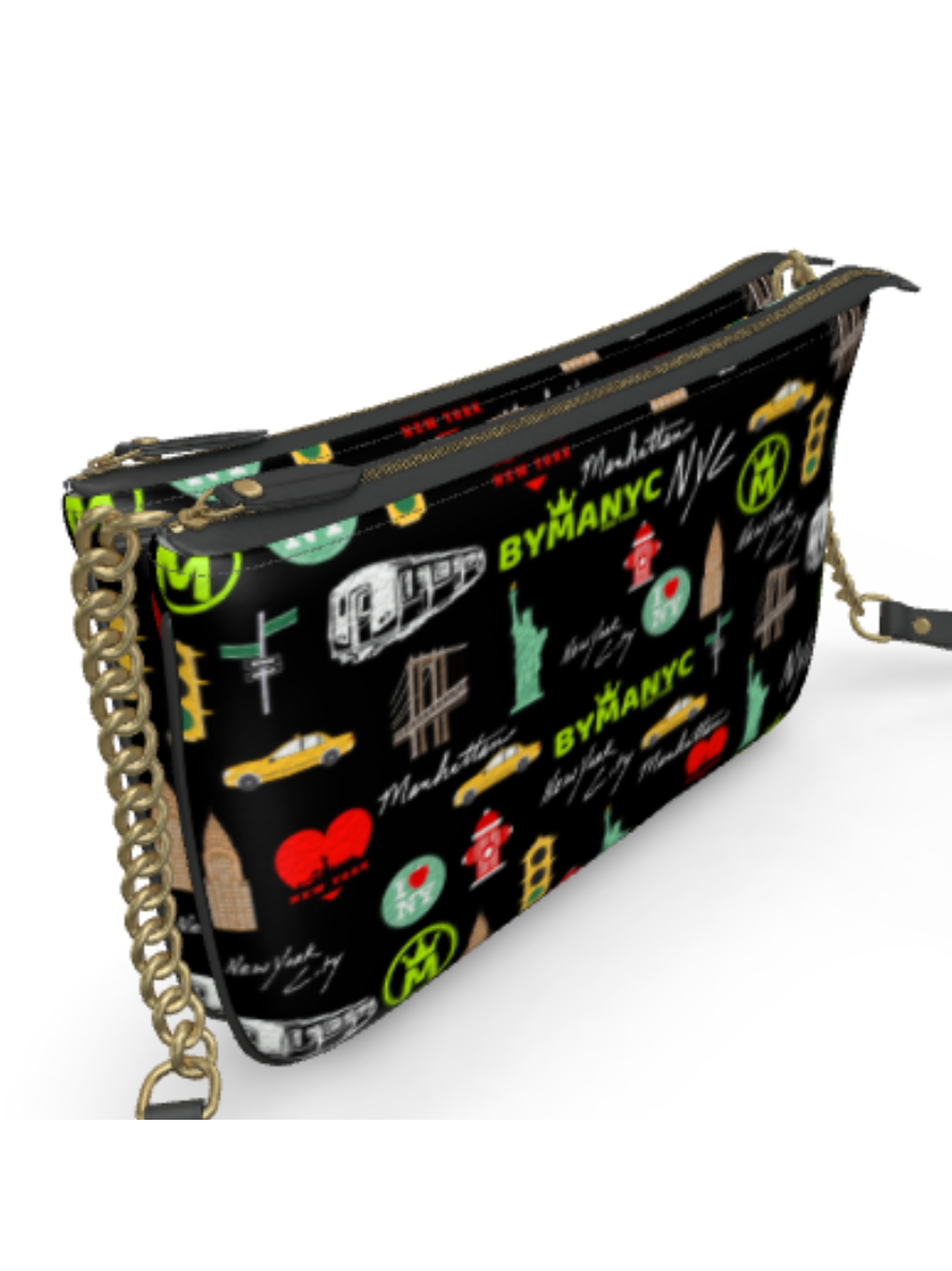 Vegan Bag NOIR COUTURE – BYMANYC ® New York Luxury Eco Design - BYMANYC ® New York  