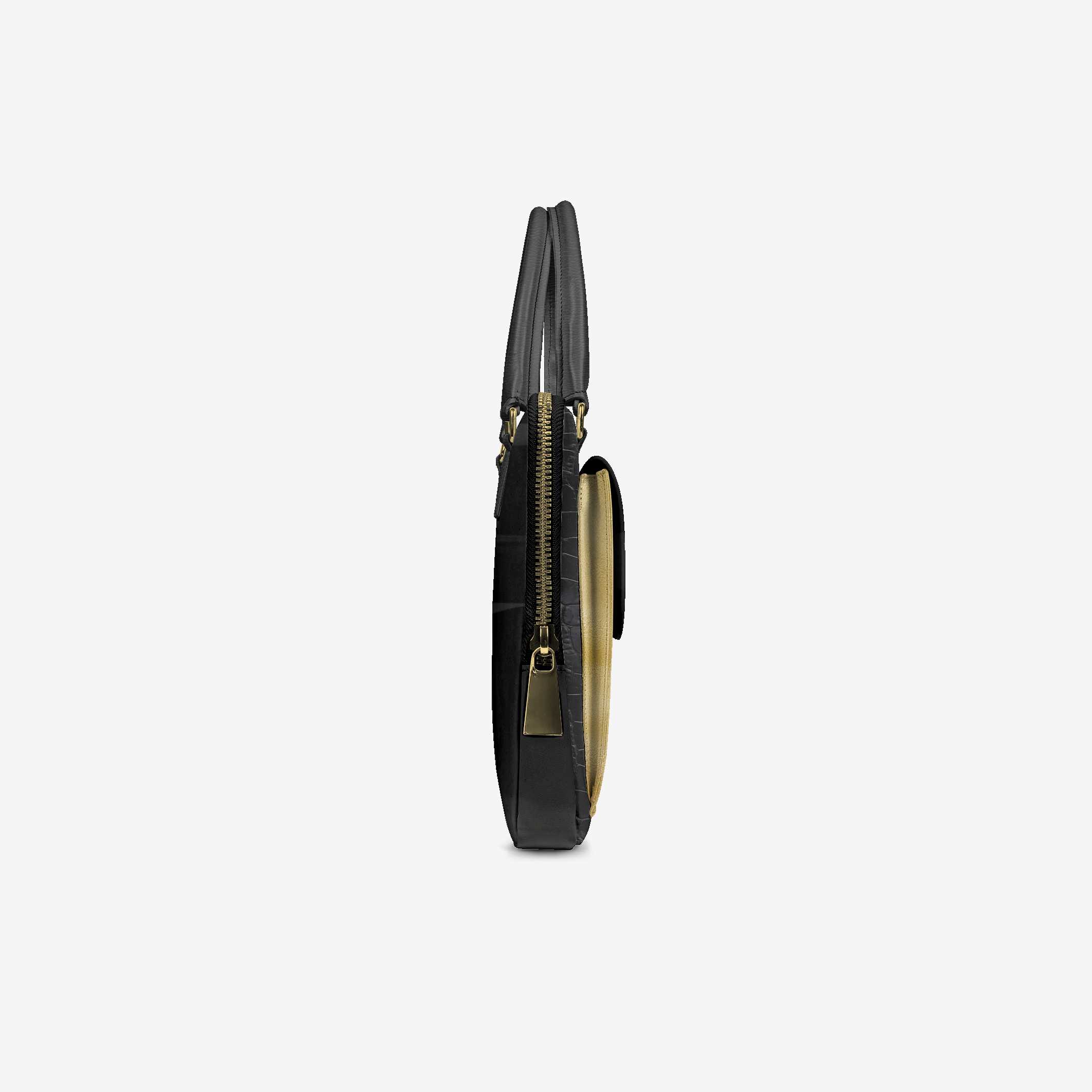 Vegan Designer Luxury Double Pocket Bag 16” | BYMANYC ® New York Elegant Edition - BYMANYC ® New York