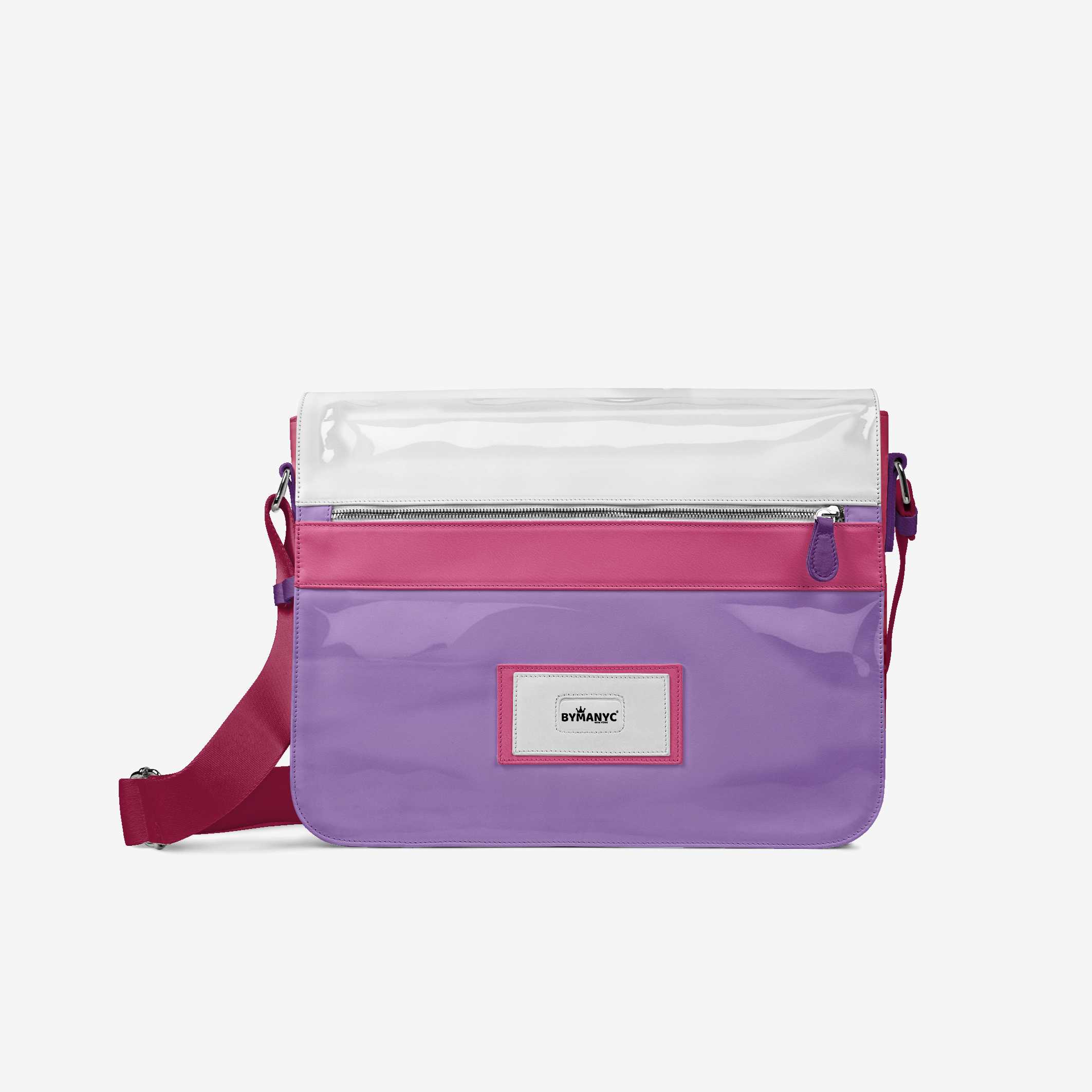 Vegan Designer Messenger Bag 16” | BYMANYC ® New York Luxury Milan Mood - BYMANYC ® New York