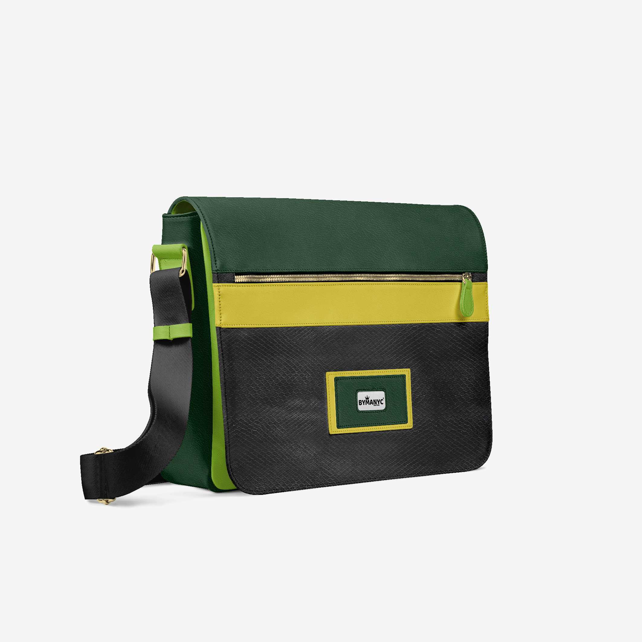 Vegan Executive Messenger Bag 16” | BYMANYC ® New York Crafted in Italy - BYMANYC ® New York