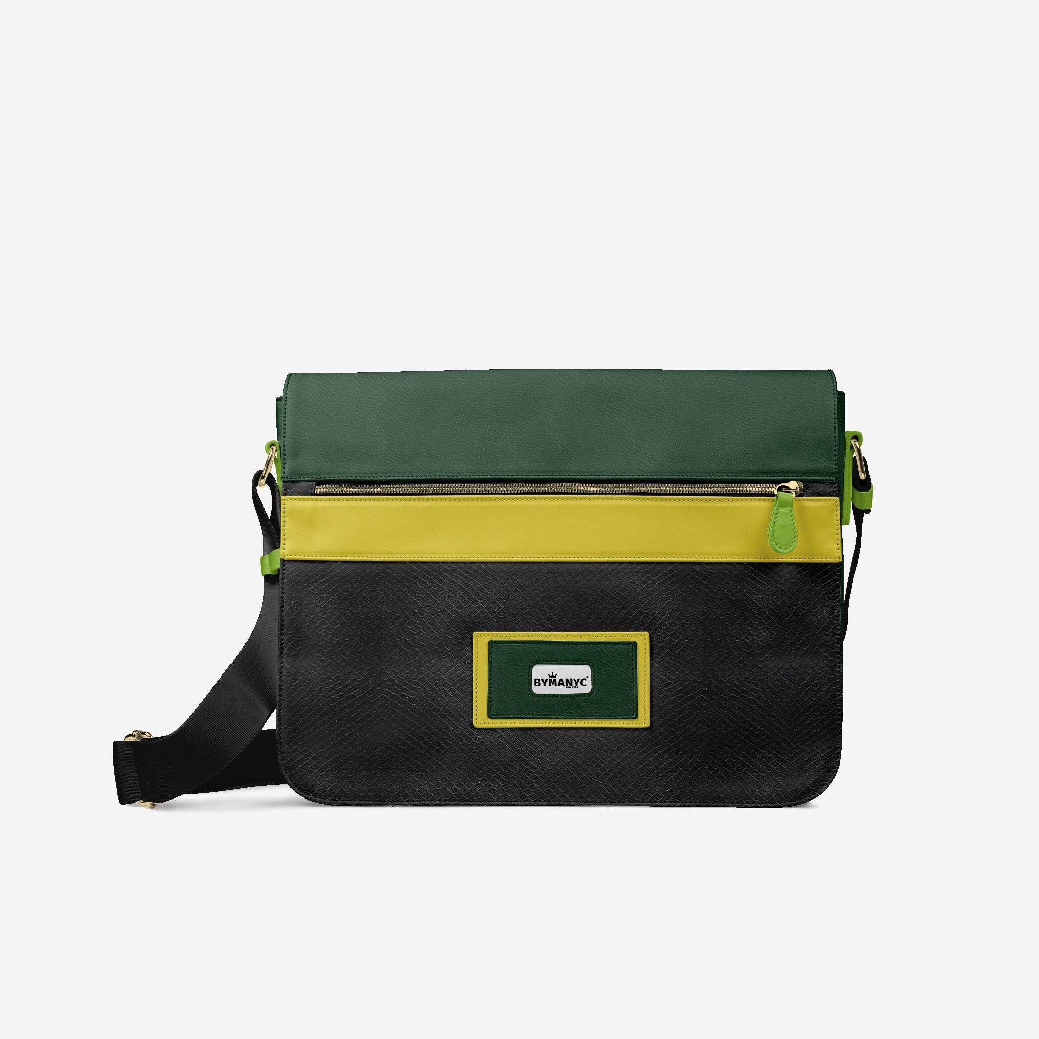 Vegan Executive Messenger Bag 16” | BYMANYC ® New York Crafted in Italy - BYMANYC ® New York