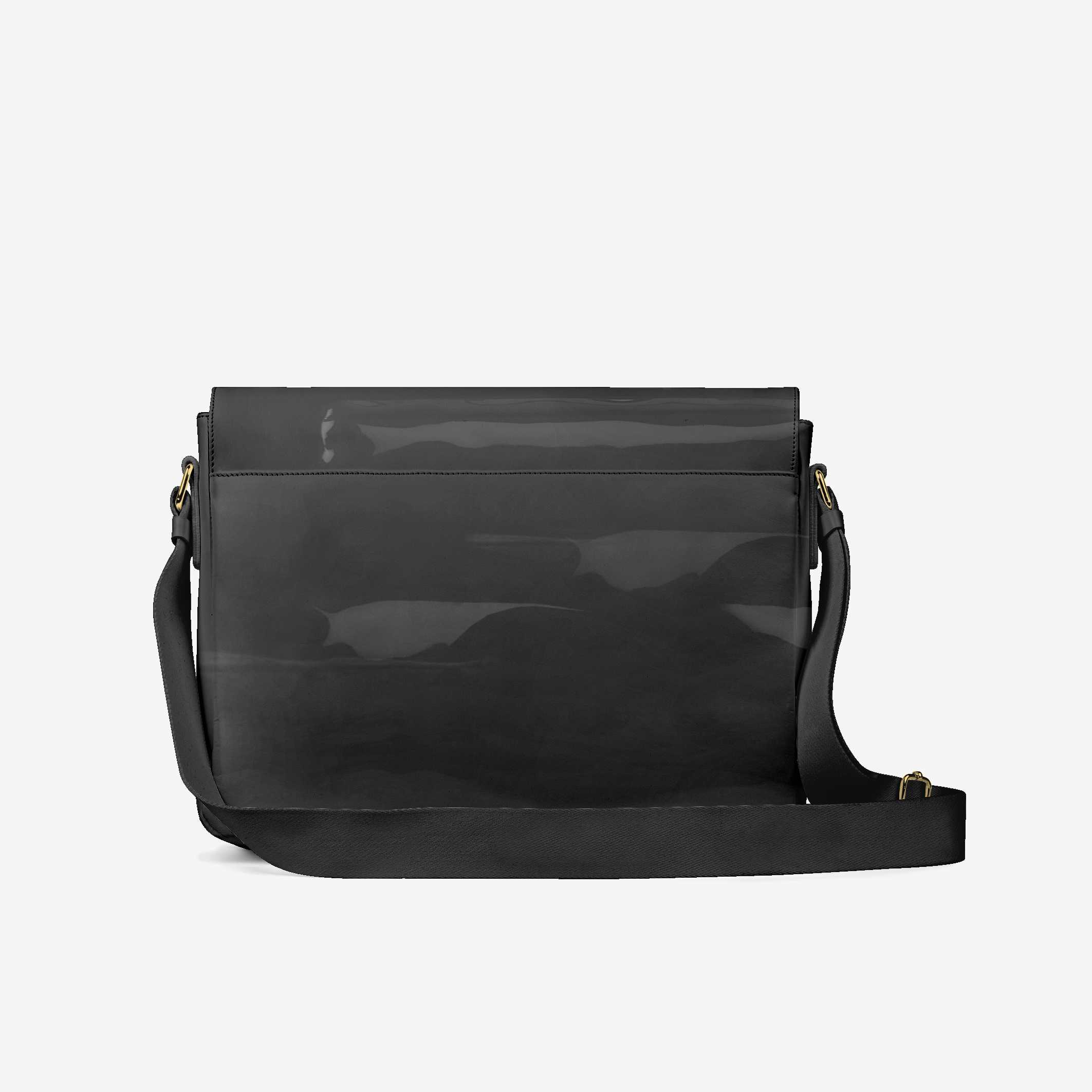 Vegan Gold Messenger Bag 16” | BYMANYC ® New York Luxe Metallic Edition - BYMANYC ® New York