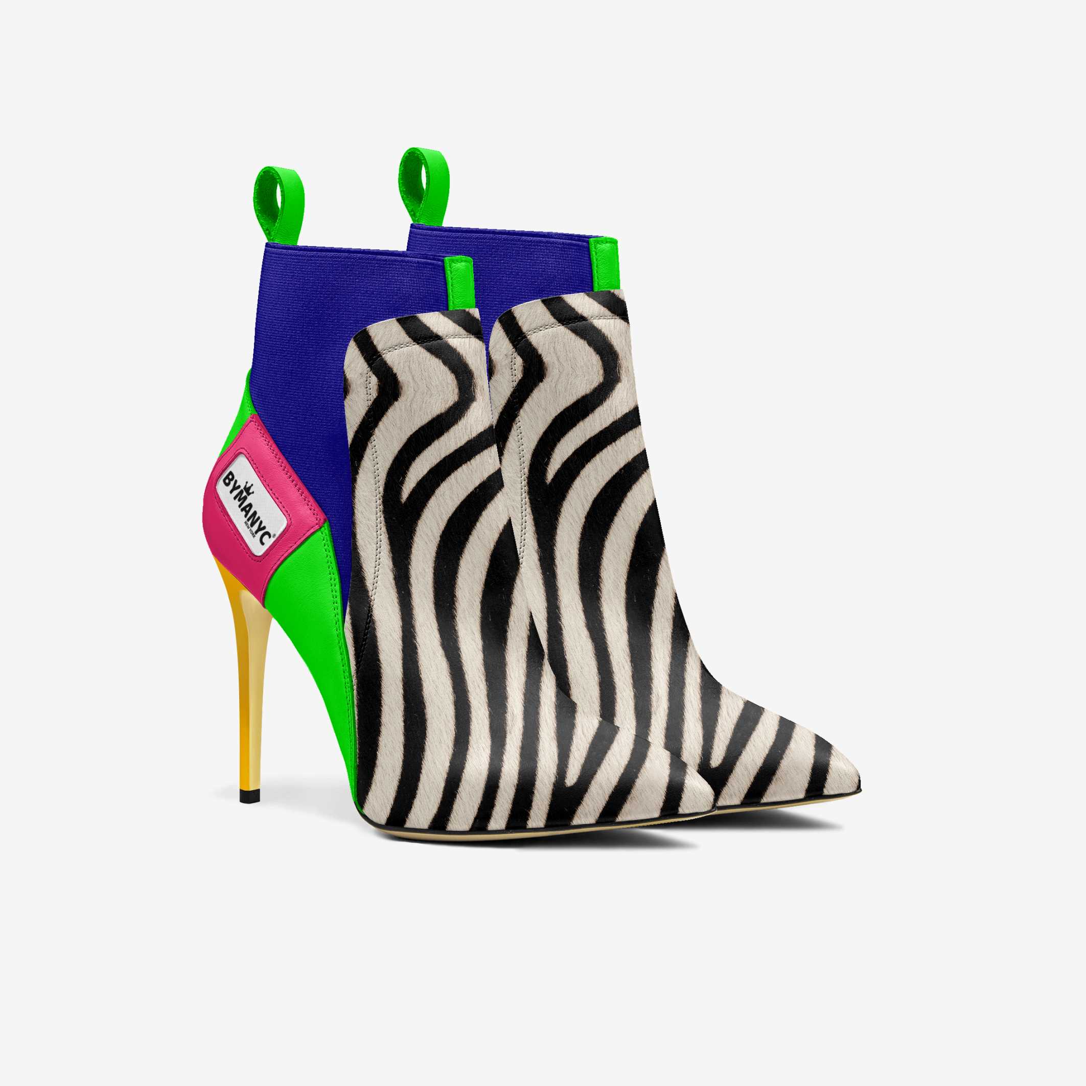  Vegan Heeled Shoe Women BYMANYC ® New York Chelsea Noir Edge  NYC Wholesale Boutique Inventory - No MOQ & Ready to Ship
