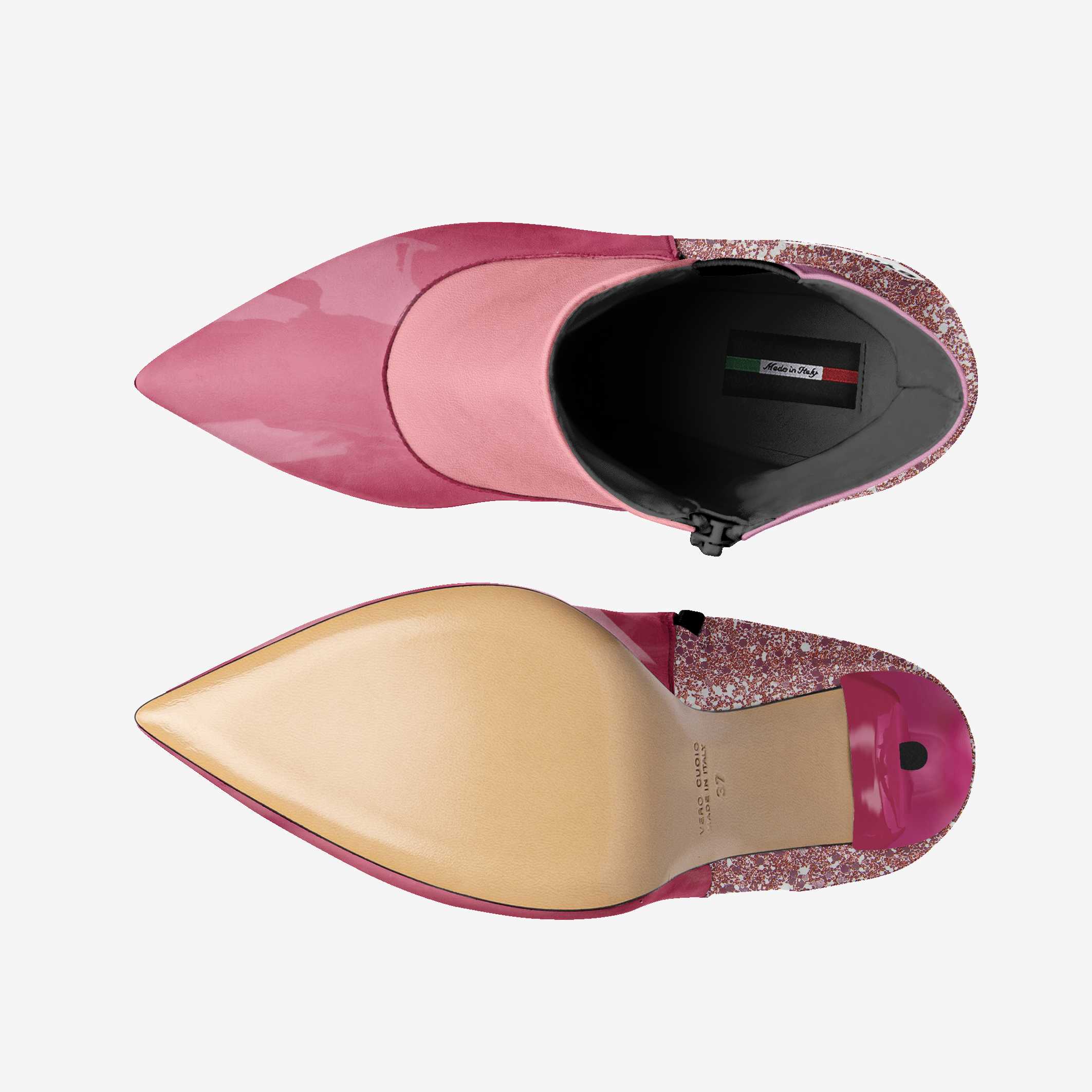  Vegan Heeled Shoe Women BYMANYC ® New York Tribeca Blush Twist  NYC Wholesale Boutique Inventory - No MOQ & Ready to Ship