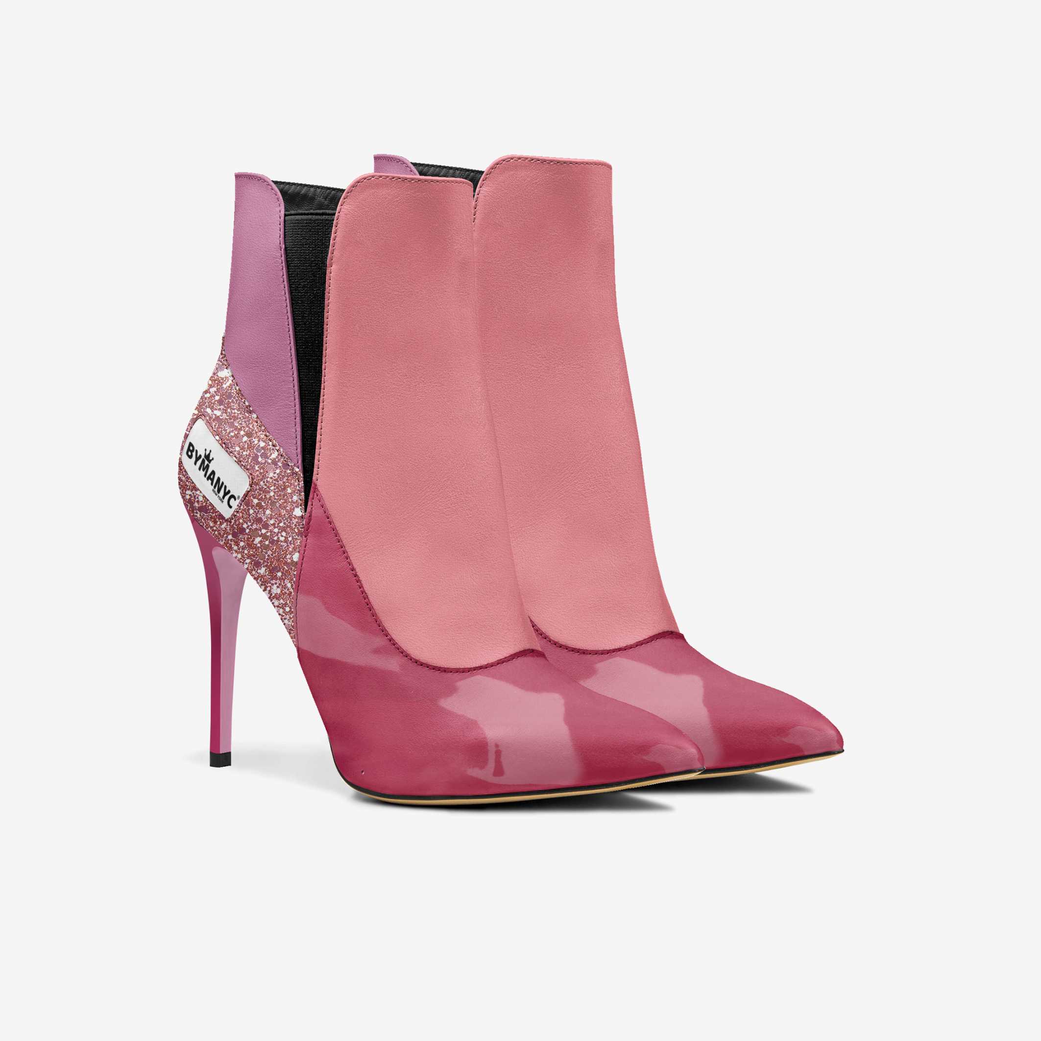  Vegan Heeled Shoe Women BYMANYC ® New York Tribeca Blush Twist  NYC Wholesale Boutique Inventory - No MOQ & Ready to Ship