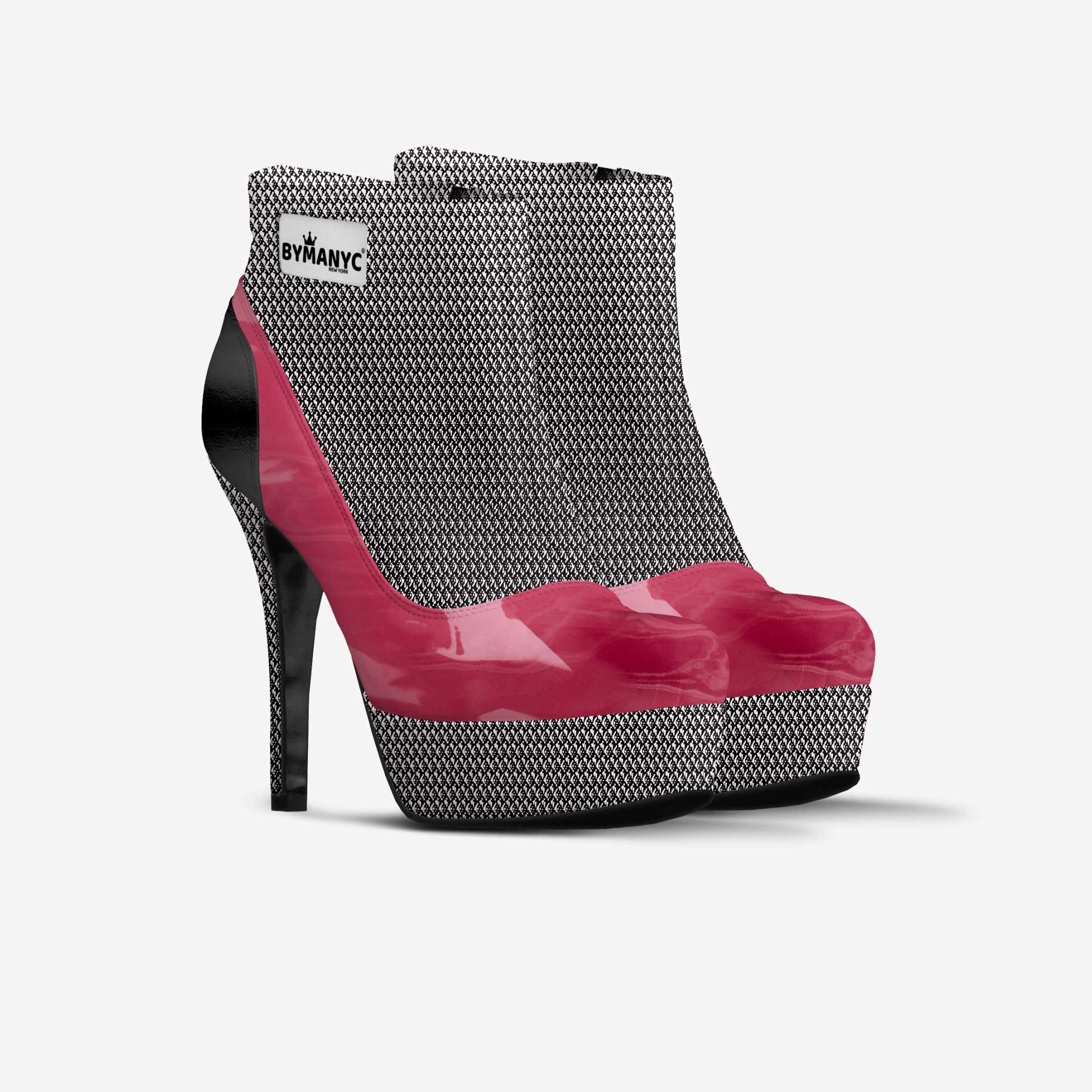 Vegan High Heel Ankle Boots BYMANYC® New York Luxe Black - BYMANYC ® New York 
