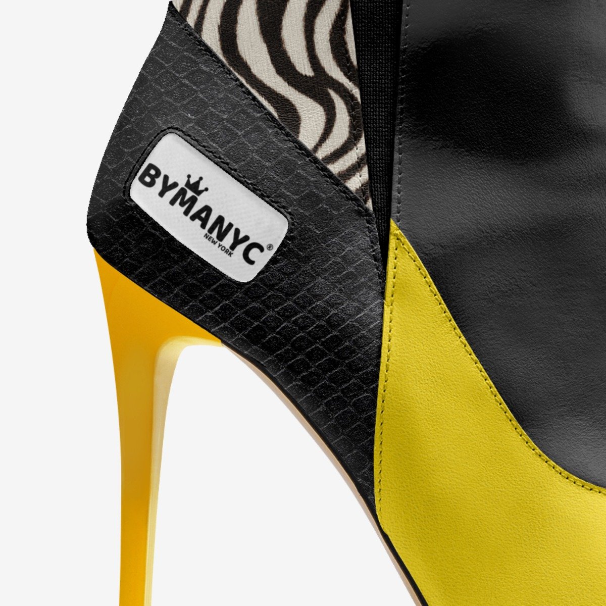  Vegan High Heel Women BYMANYC ® New York Tribeca Yellow Surge  NYC Wholesale Boutique Inventory - No MOQ & Ready to Ship