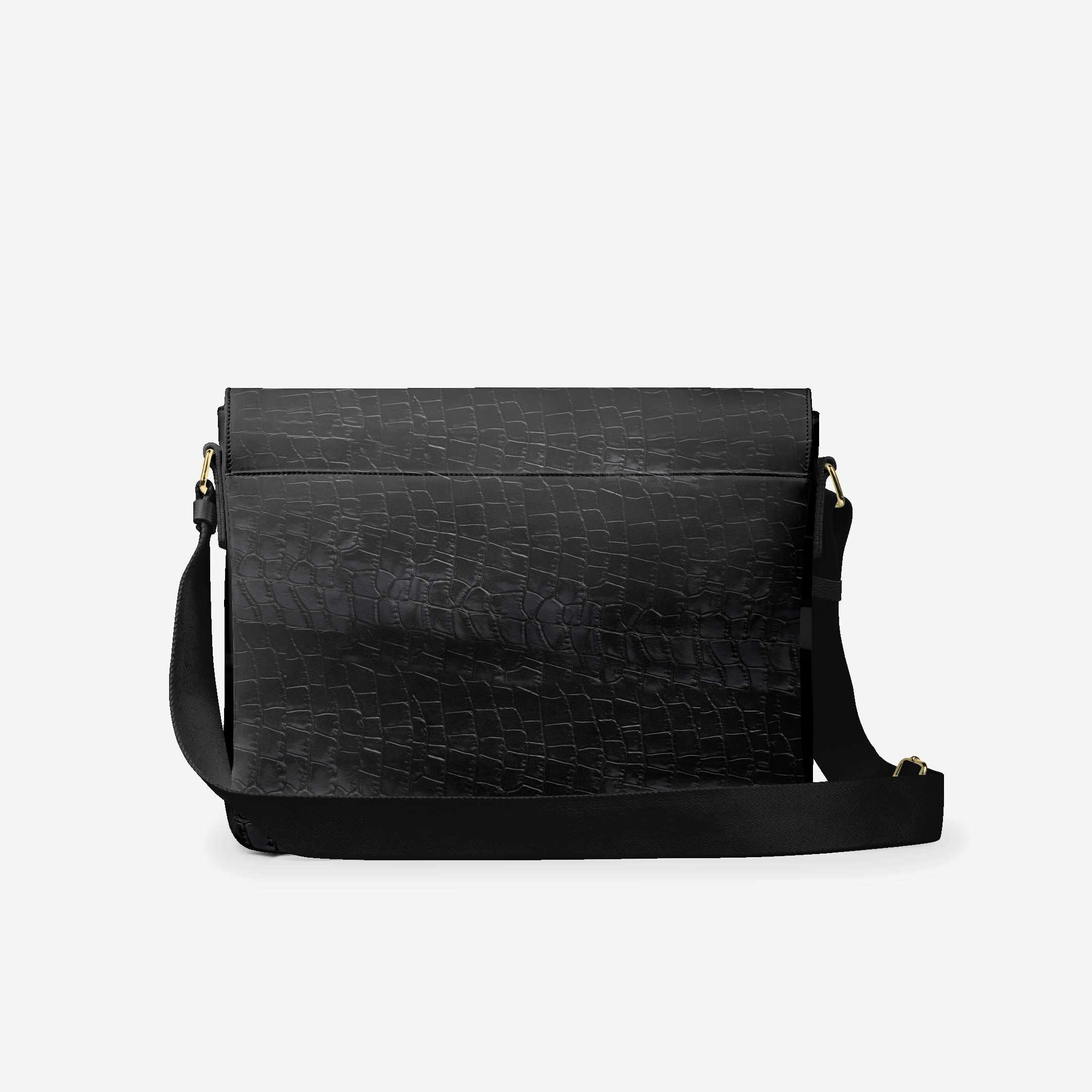 Vegan Luxe City Messenger Bag 16” | BYMANYC ® New York Milano Street Edge - BYMANYC ® New York