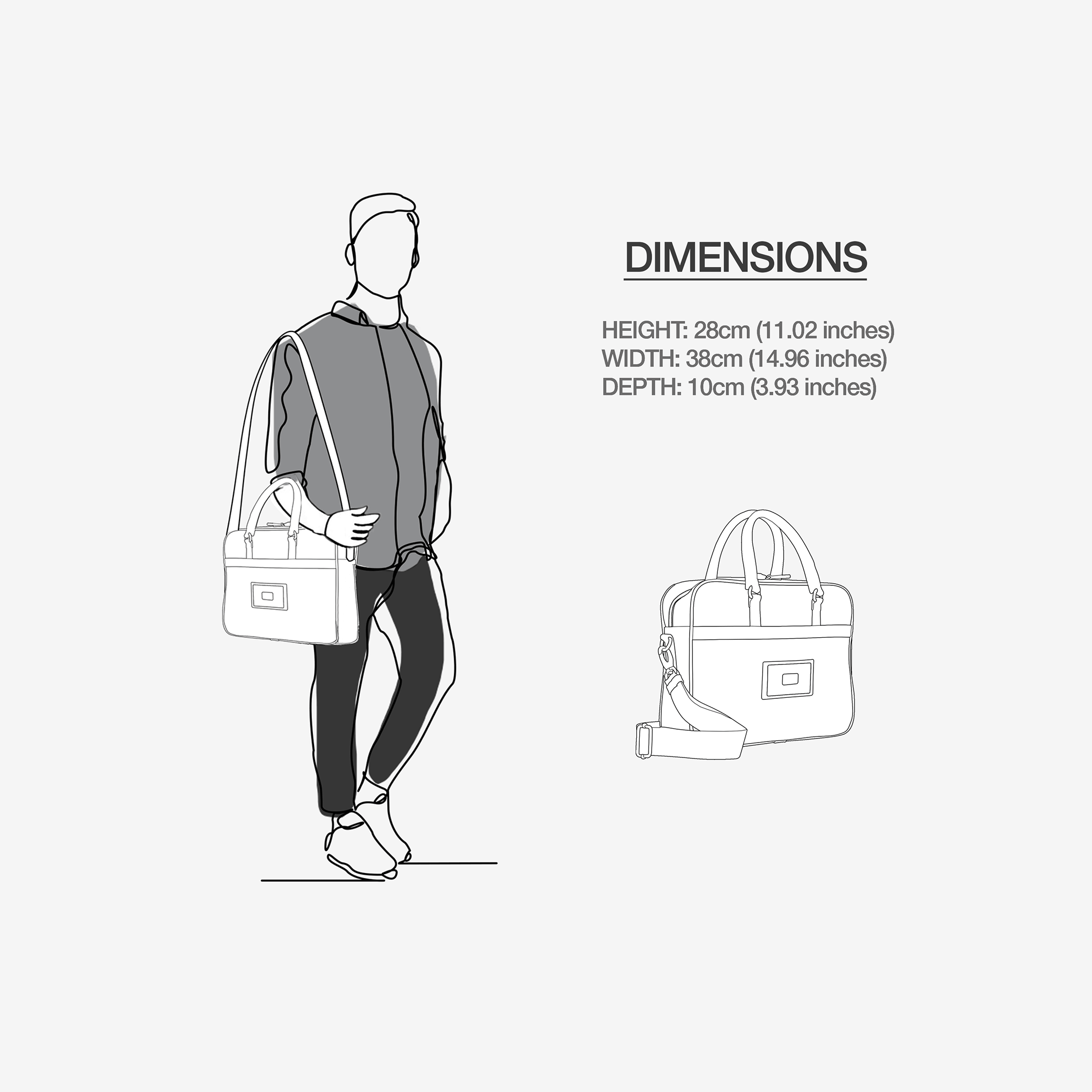 Vegan Executive Urban Work Bag 16” | BYMANYC ® New York Premium Collection - BYMANYC ® New York