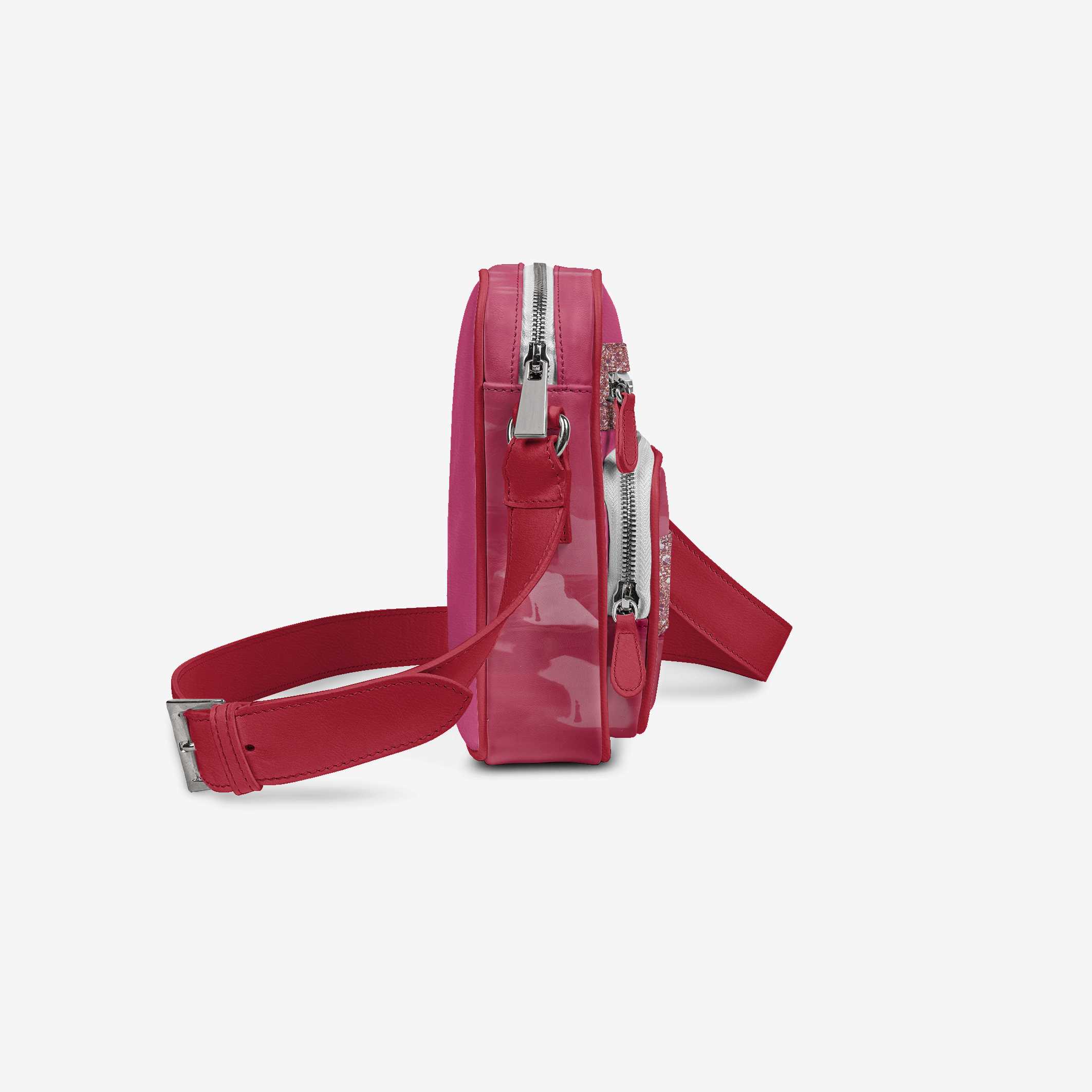 Vegan Pink Cross-Body Designer Shoulderbag | BYMANYC ® New York Luxury - BYMANYC ® New York