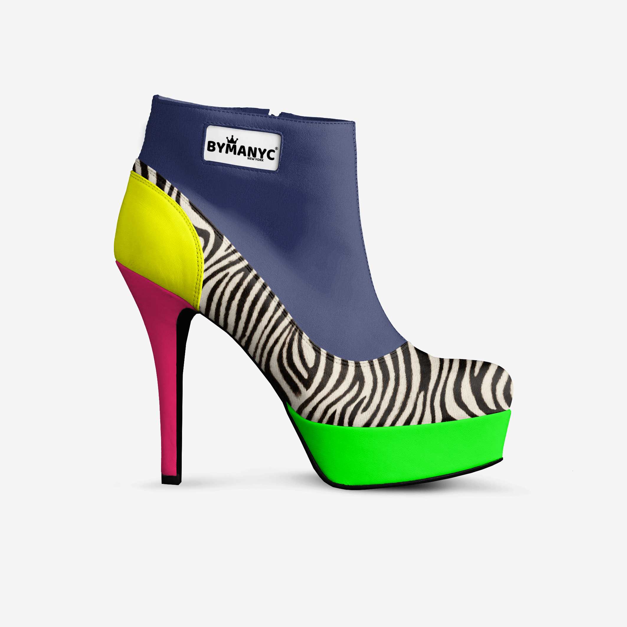 Vegan Platform Ankle Boots BYMANYC ® New York Bold Black - BYMANYC ® New York 