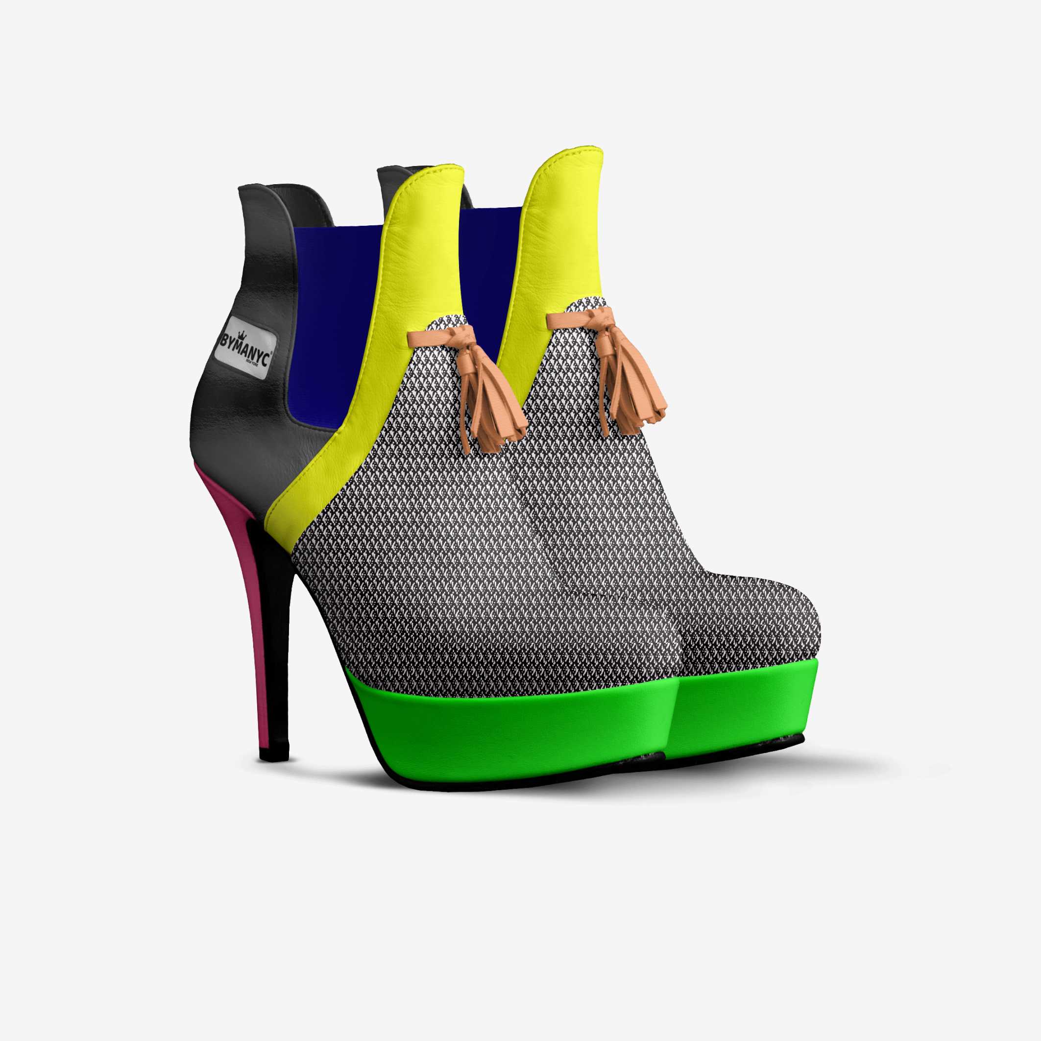 Vegan Platform Boots BYMANYC® New York Urban Chic Black - BYMANYC ® New York 