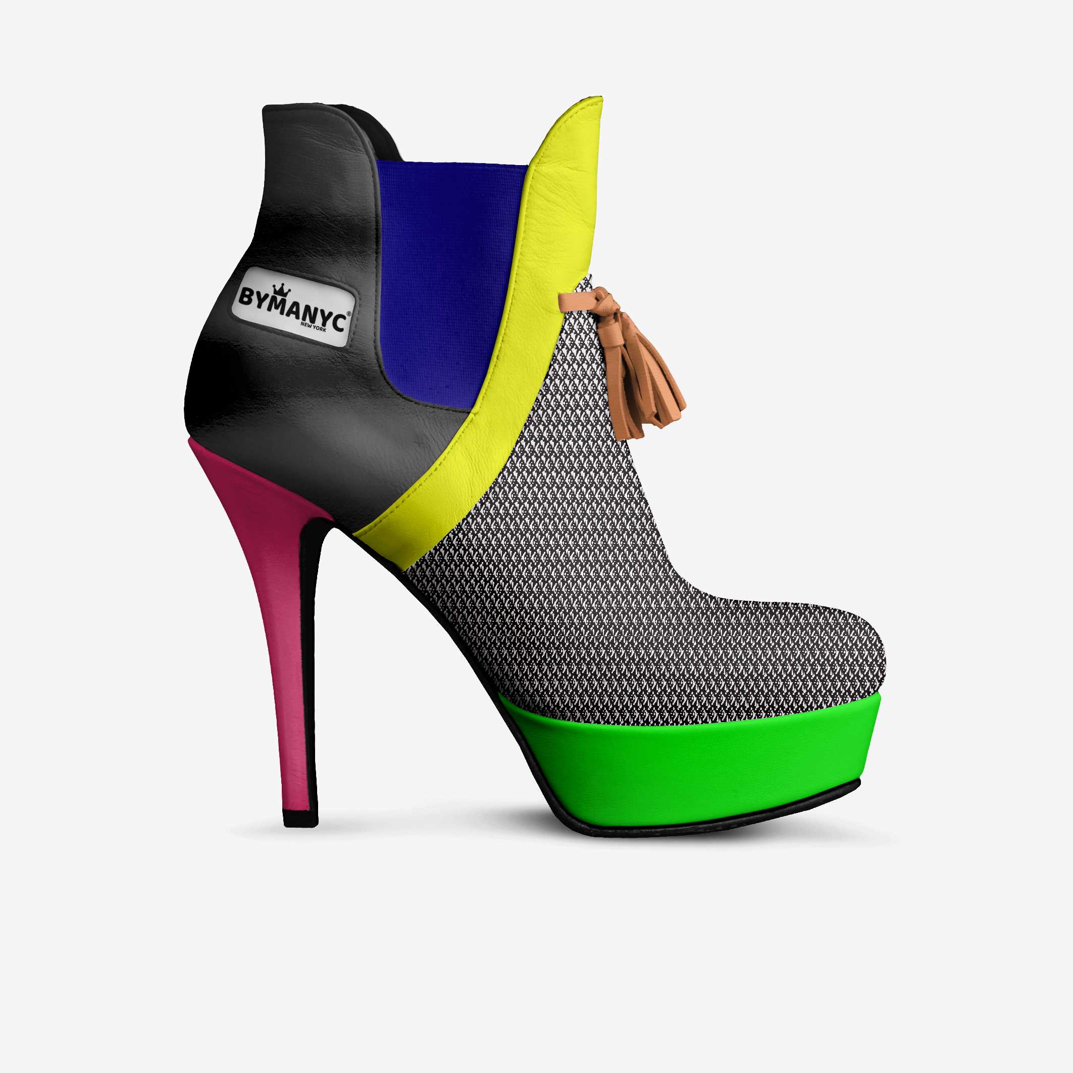 Vegan Platform Boots BYMANYC® New York Urban Chic Black - BYMANYC ® New York 