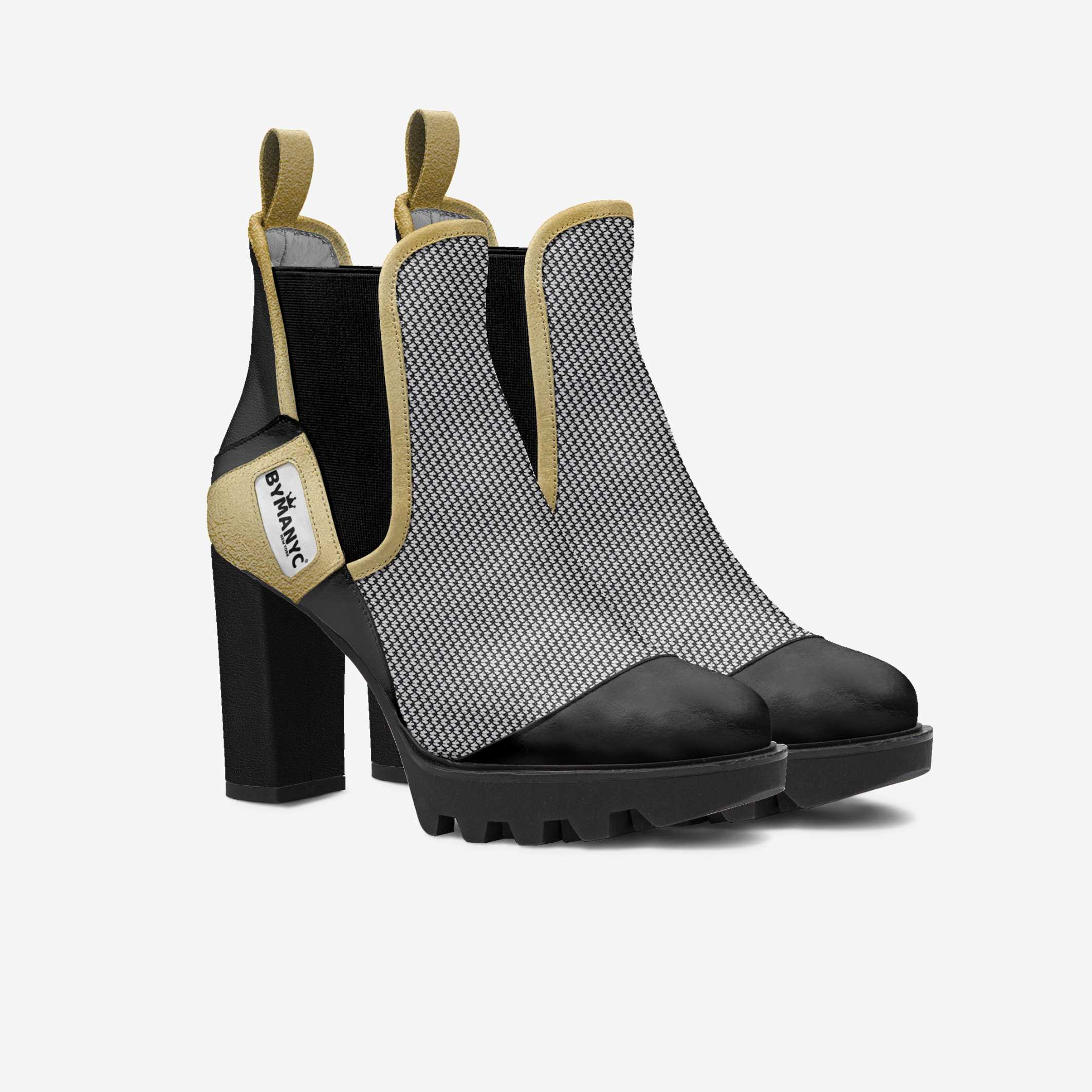 Vegan Street Luxe Boot BYMANYC ® New York Soho Edge - BYMANYC ® New York 