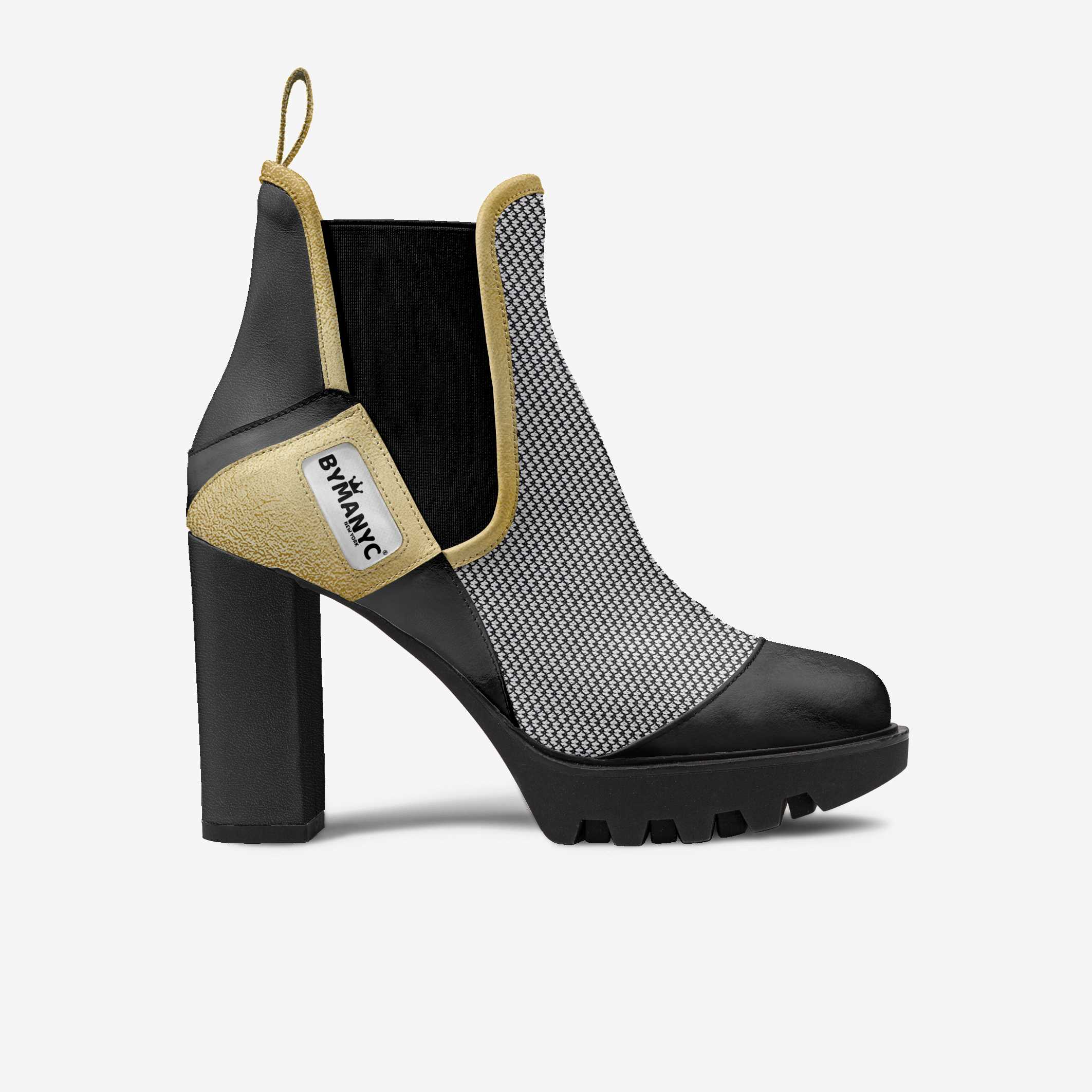 Vegan Street Luxe Boot BYMANYC ® New York Soho Edge - BYMANYC ® New York 