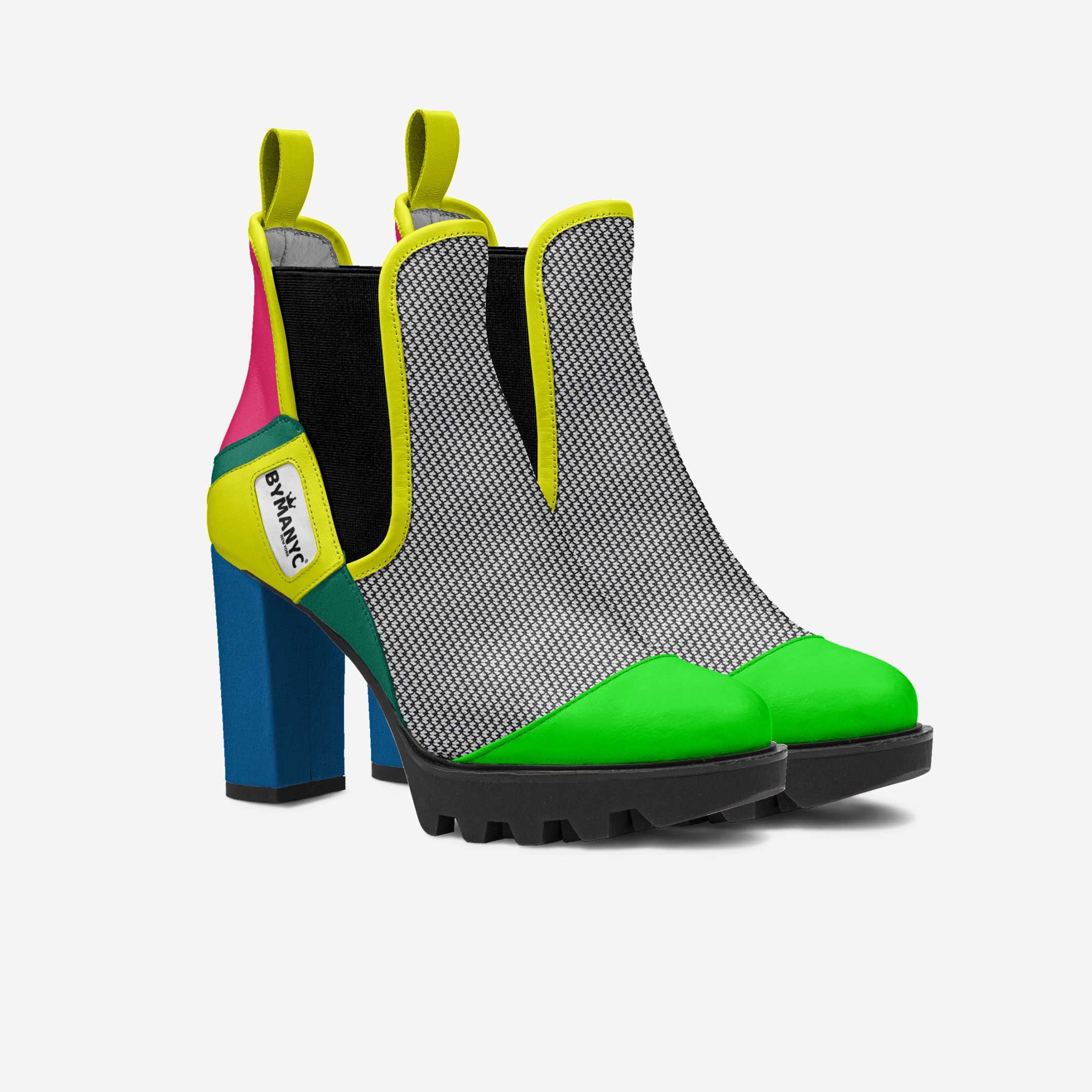 Vegan Urban Elastic Boot BYMANYC ® New York Midnight Black - BYMANYC ® New York 