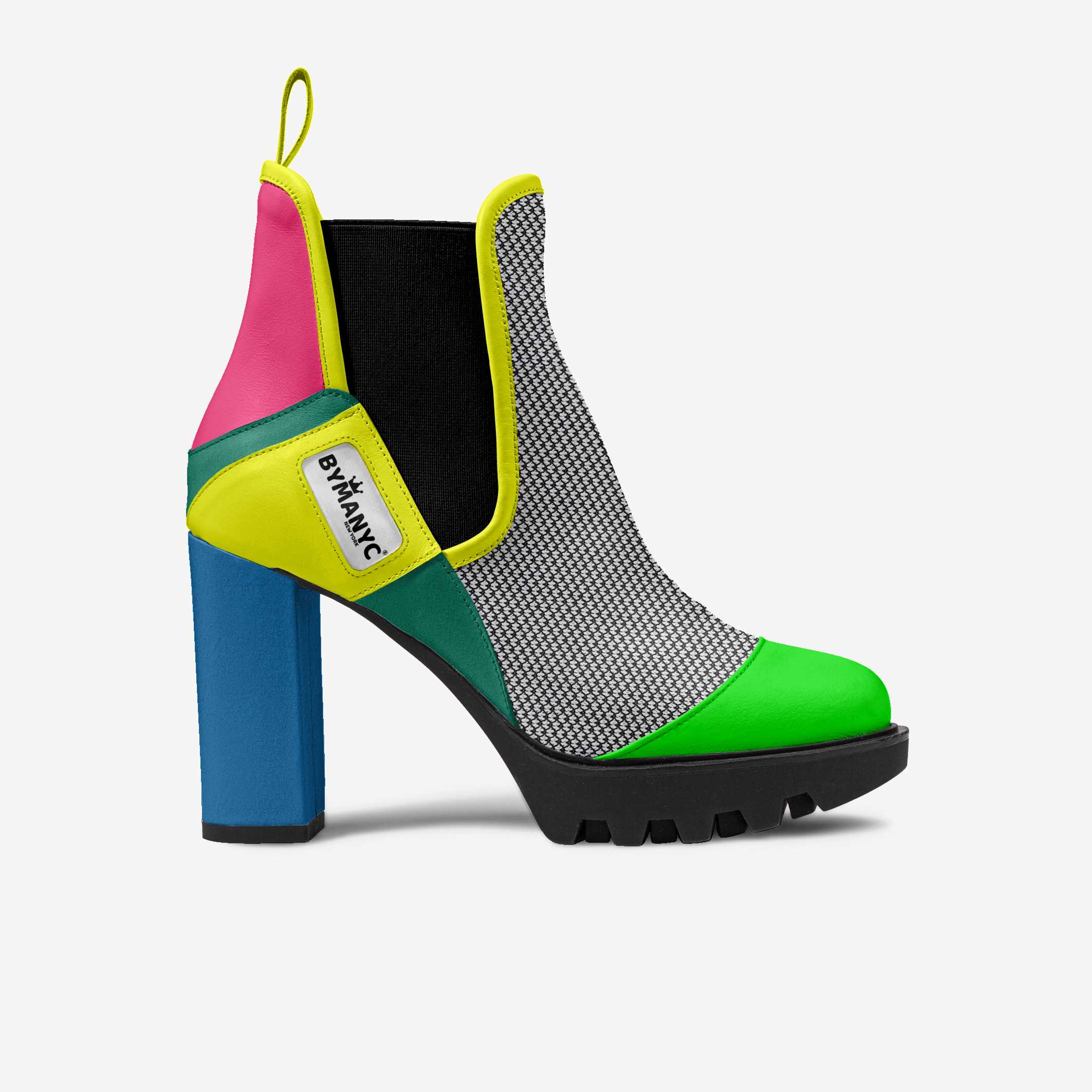 Vegan Urban Elastic Boot BYMANYC ® New York Midnight Black - BYMANYC ® New York 