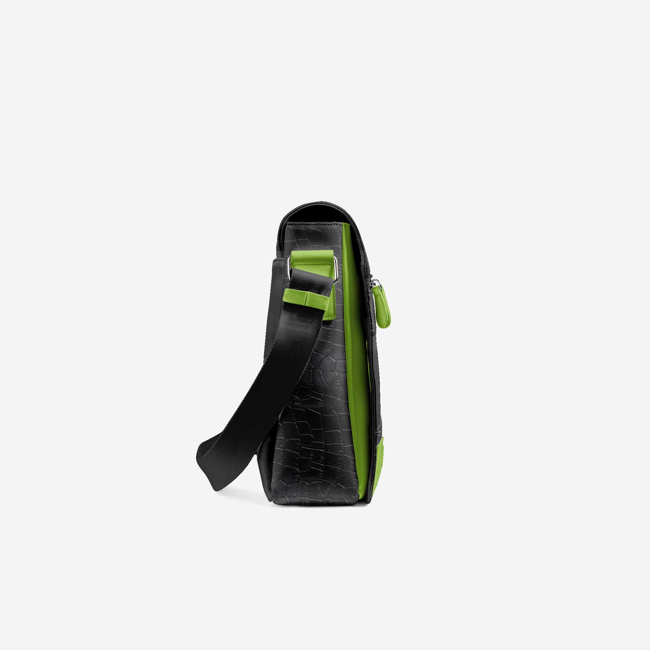 Vegan Urban Stripe Messenger Bag 16” | BYMANYC ® New York Downtown Edge - BYMANYC ® New York