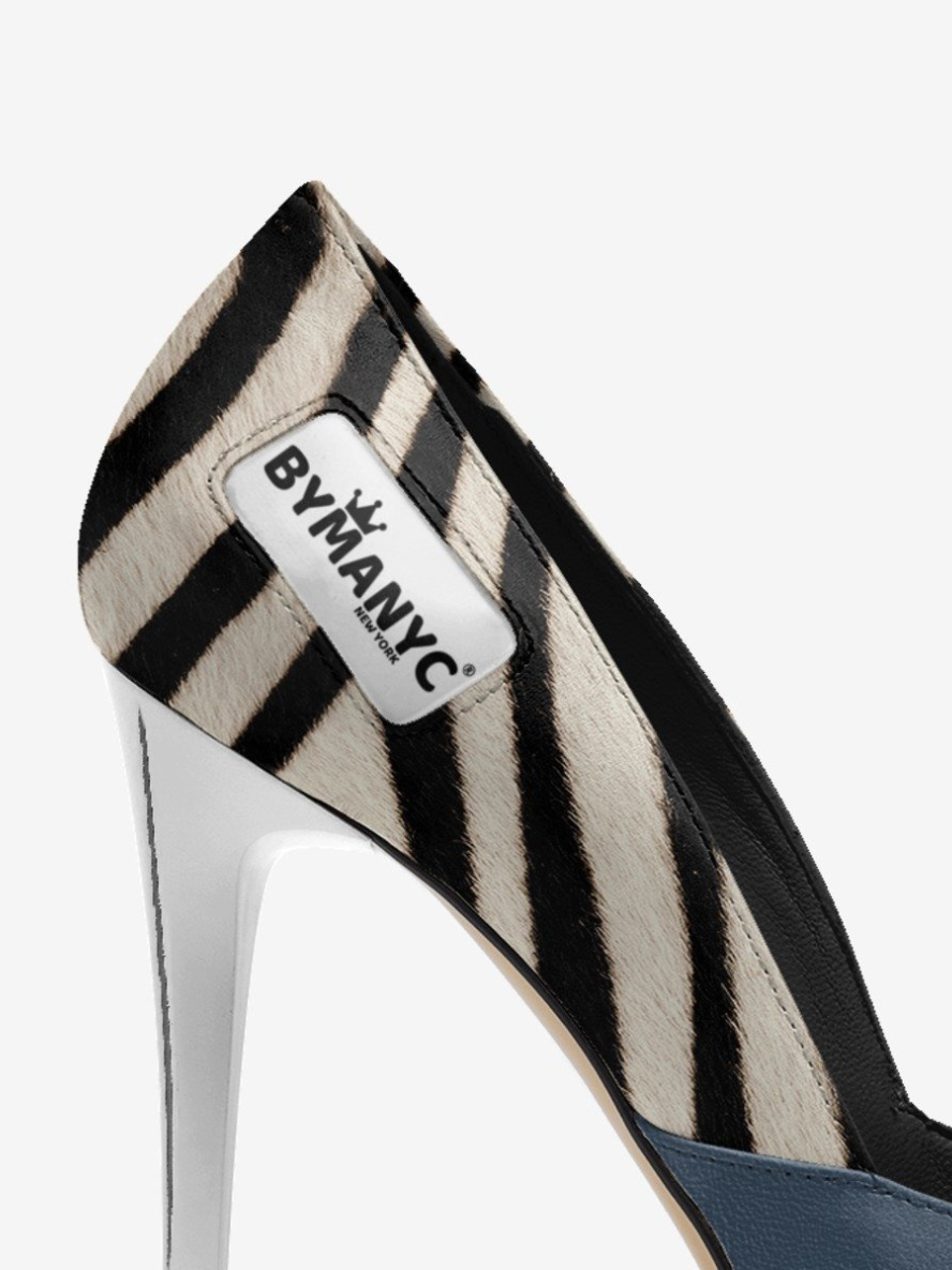 Vegan Women’s Stiletto Shoe BYMANYC ® New York – HARLEM Noir Luxe - BYMANYC ® New York  