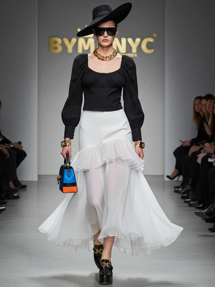 Victorian Noir Top • VILLAGE New Collection BYMANYC ® New York - BYMANYC ® New York  