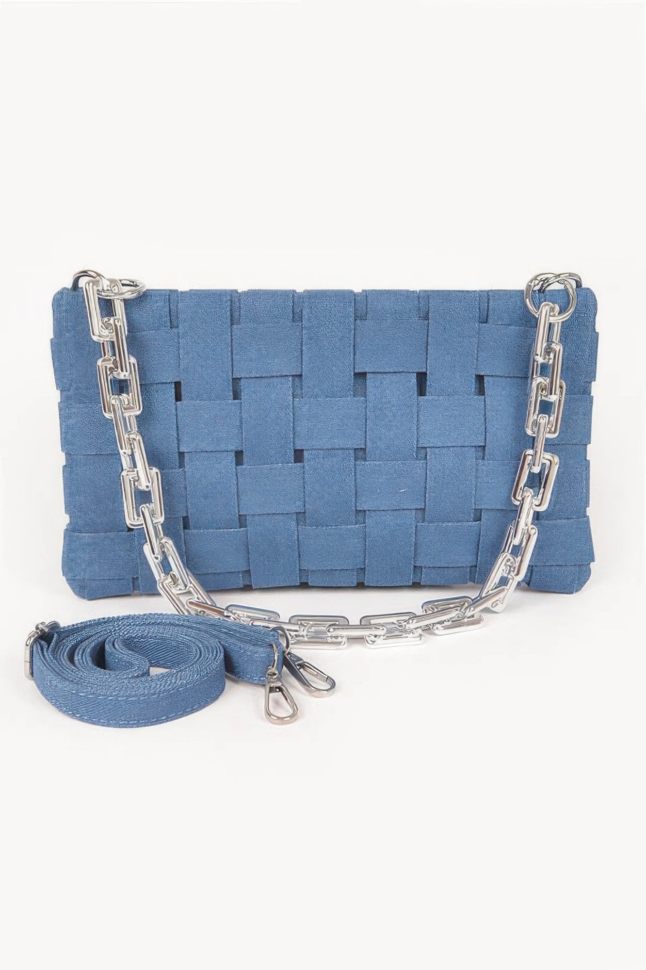  WOMEN'S BAG TRIBECA Denim Braided Chain Shoulder – BYMANYC ® New York  NYC Wholesale Boutique Inventory - No MOQ & Ready to Ship