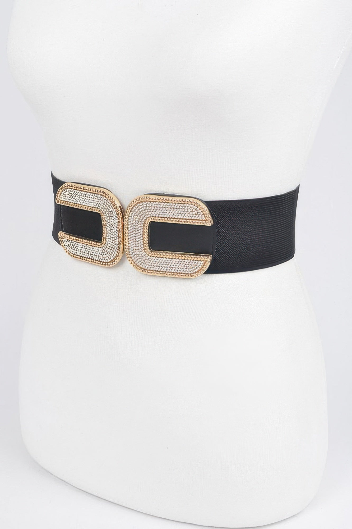 WOMEN'S BELT ASTOR Rhinestone Buckle Stretch BYMANYC ® New York - BYMANYC ® New York  