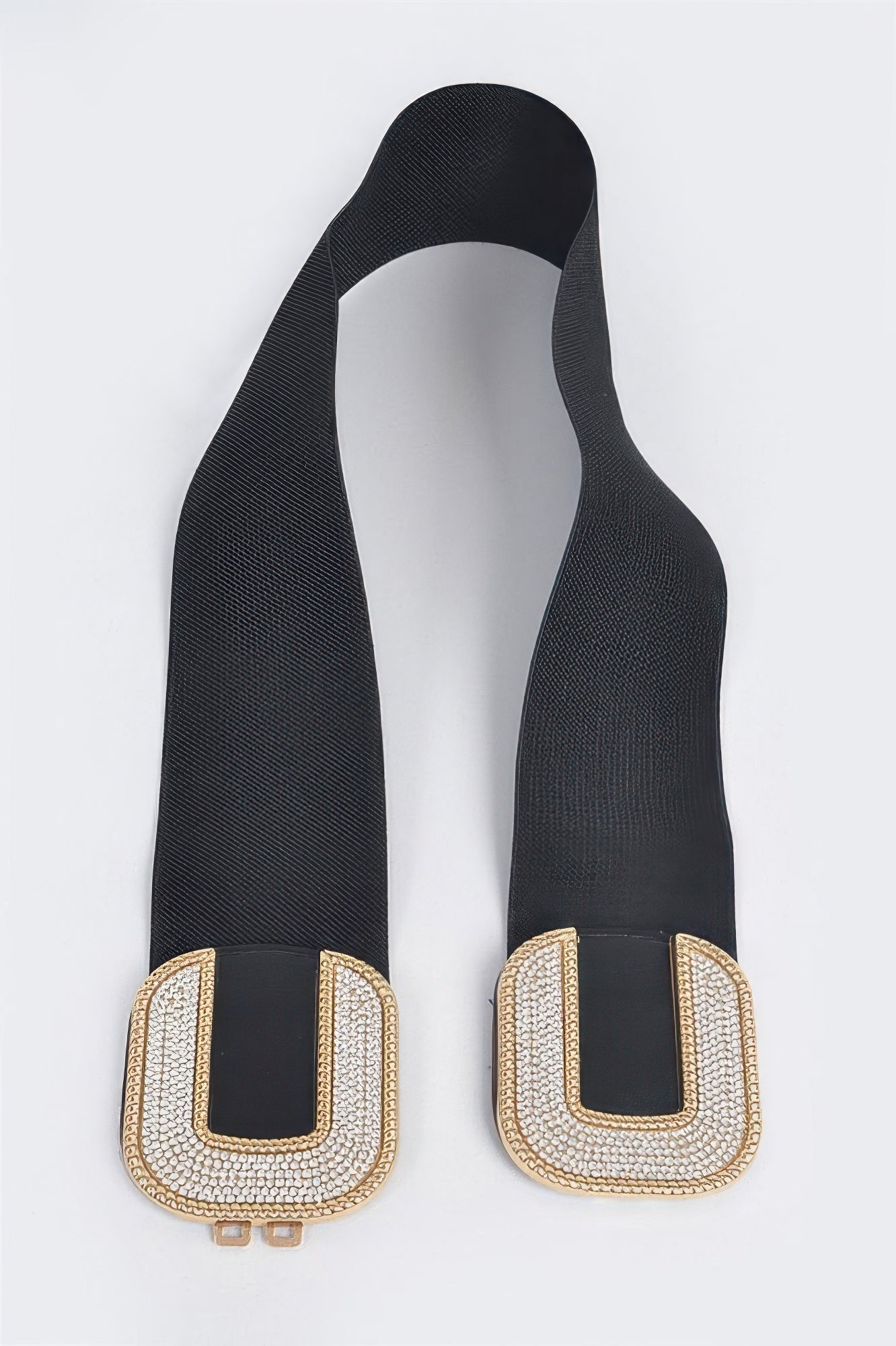 WOMEN'S BELT ASTOR Rhinestone Buckle Stretch BYMANYC ® New York - BYMANYC ® New York  