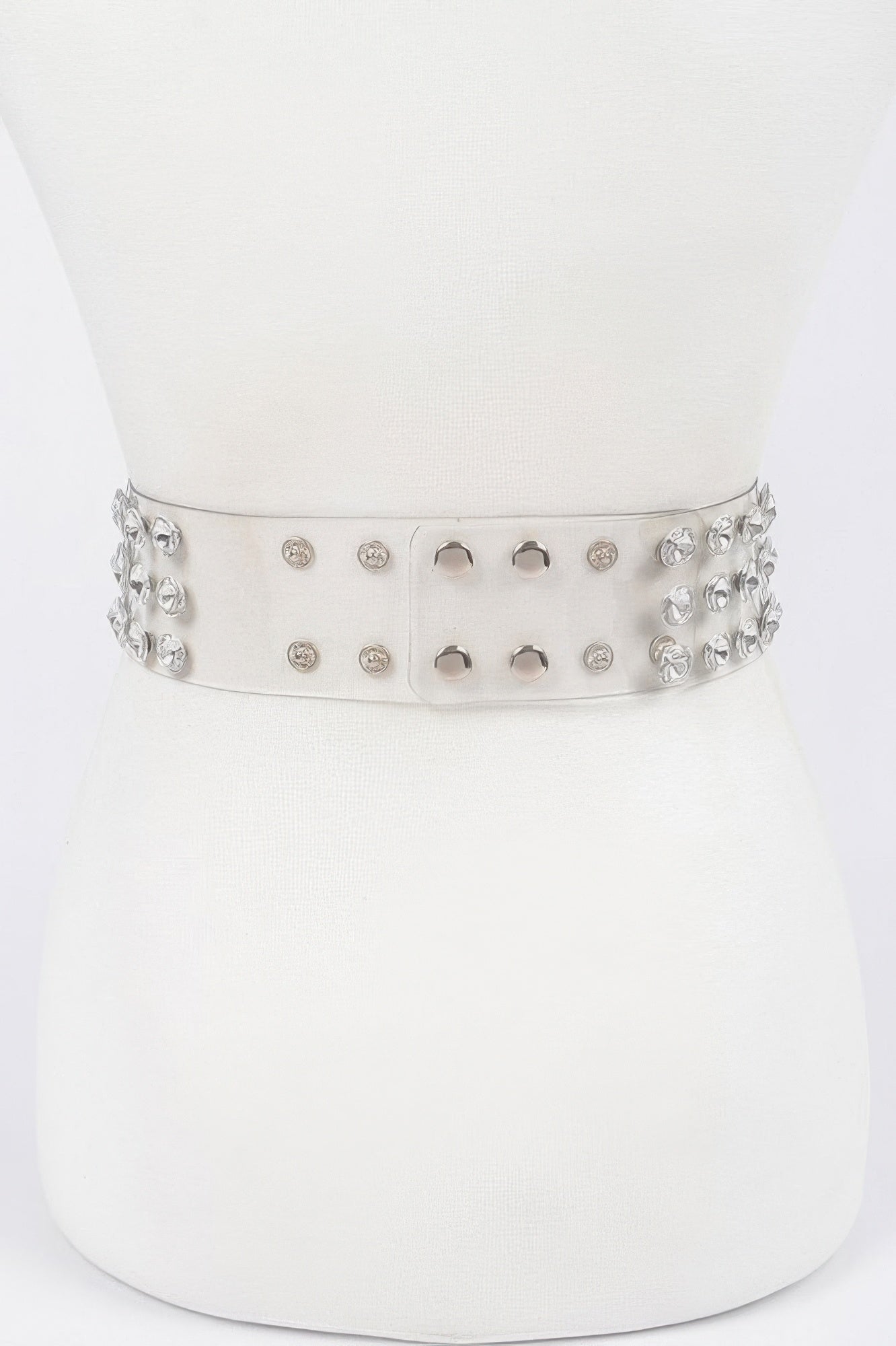  WOMEN'S BELT CHELSEA Clear Large Stone BYMANYC ® New York  NYC Wholesale Boutique Inventory - No MOQ & Ready to Ship