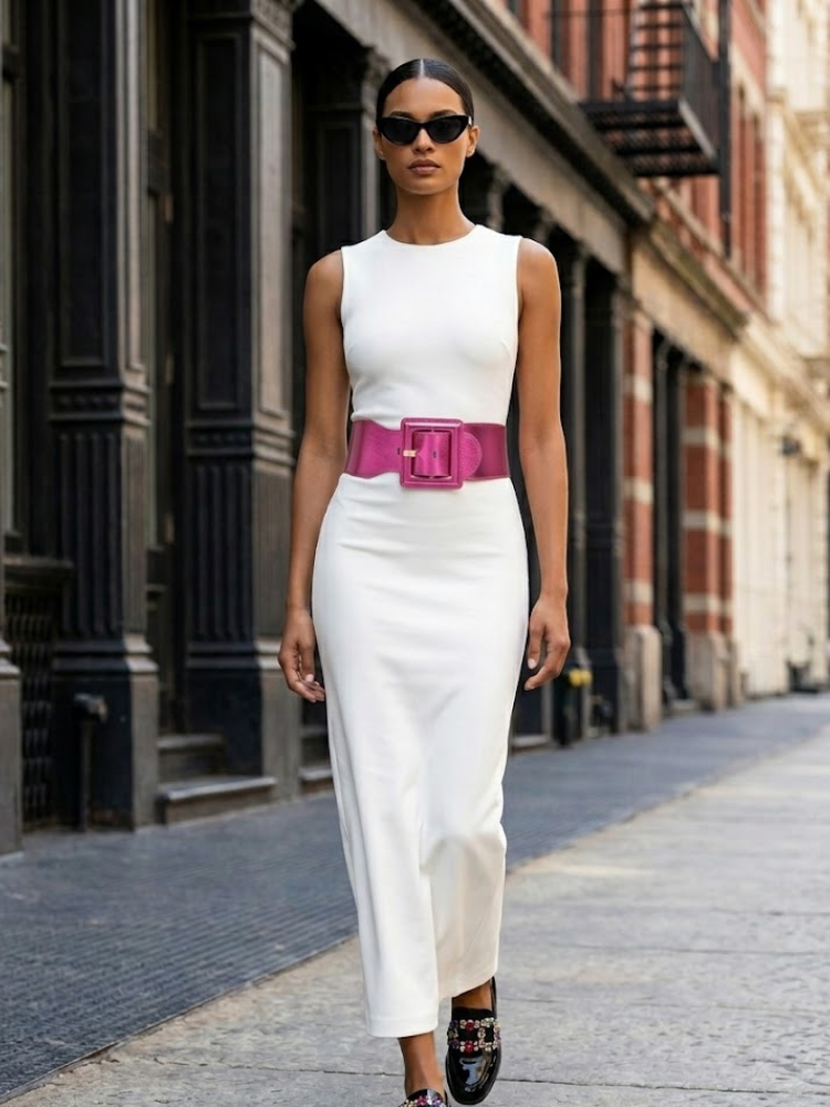  WOMEN'S BELT • MADISON Fashion Chic Metallic BY NYC ® New York  NYC Wholesale Boutique Inventory - No MOQ & Ready to Ship