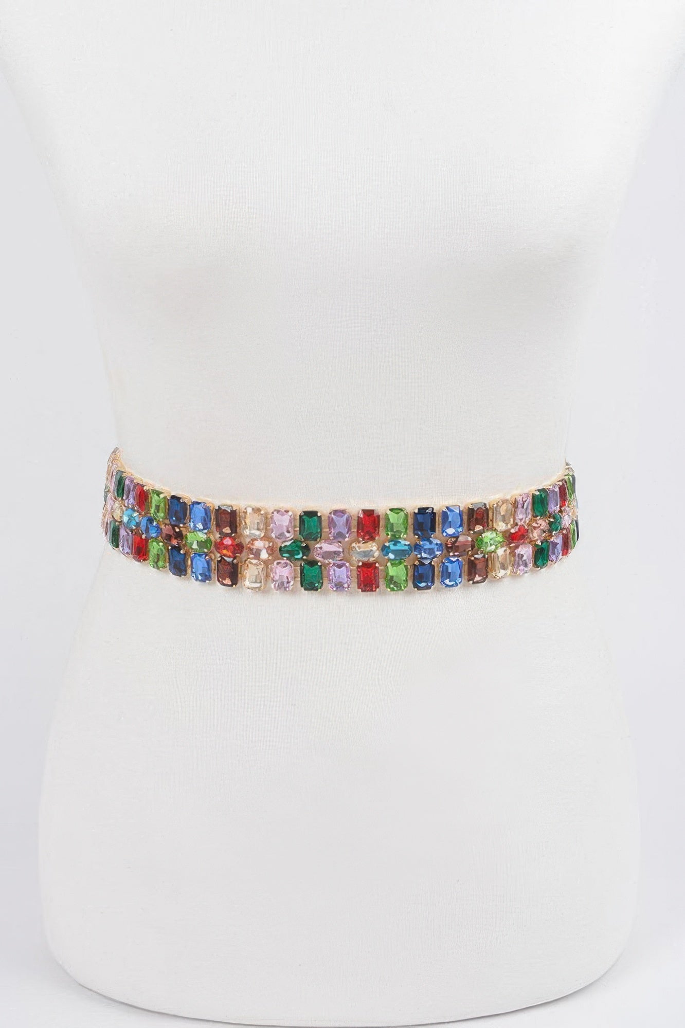  WOMEN'S BELT MADISON Multi Rhinestone New Collection BYMANYC ® New York  NYC Wholesale Boutique Inventory - No MOQ & Ready to Ship