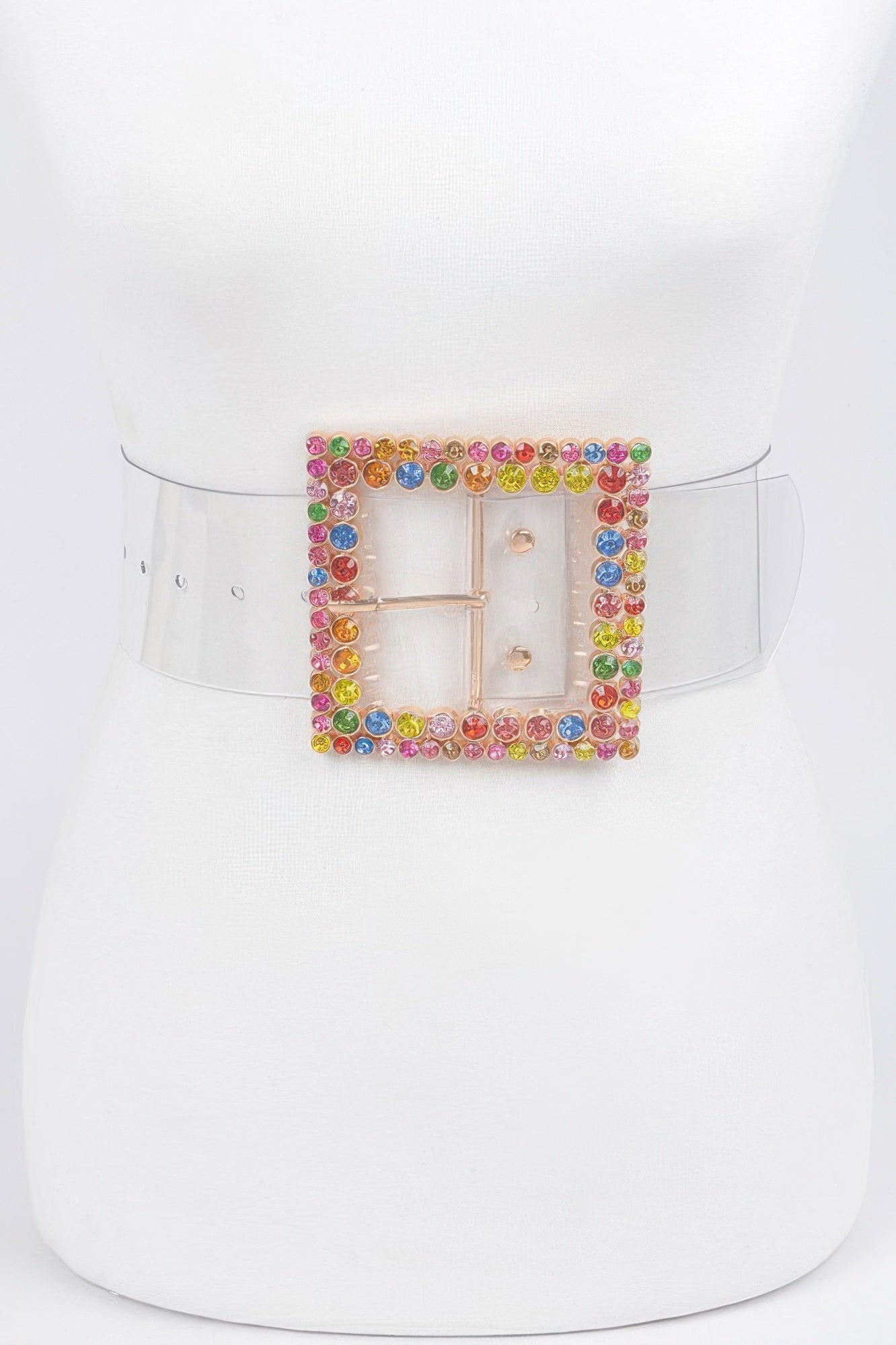  WOMEN'S BELT • MEATPACKING Fashion Chic Clear BYMANYC ® New York  NYC Wholesale Boutique Inventory - No MOQ & Ready to Ship