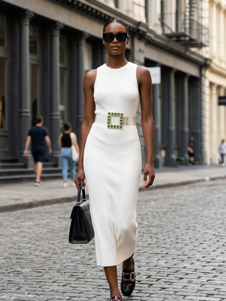 WOMEN'S BELT • PARK AVENUE Fashion Chic Stone BYMANYC ® New York - BYMANYC ® New York  