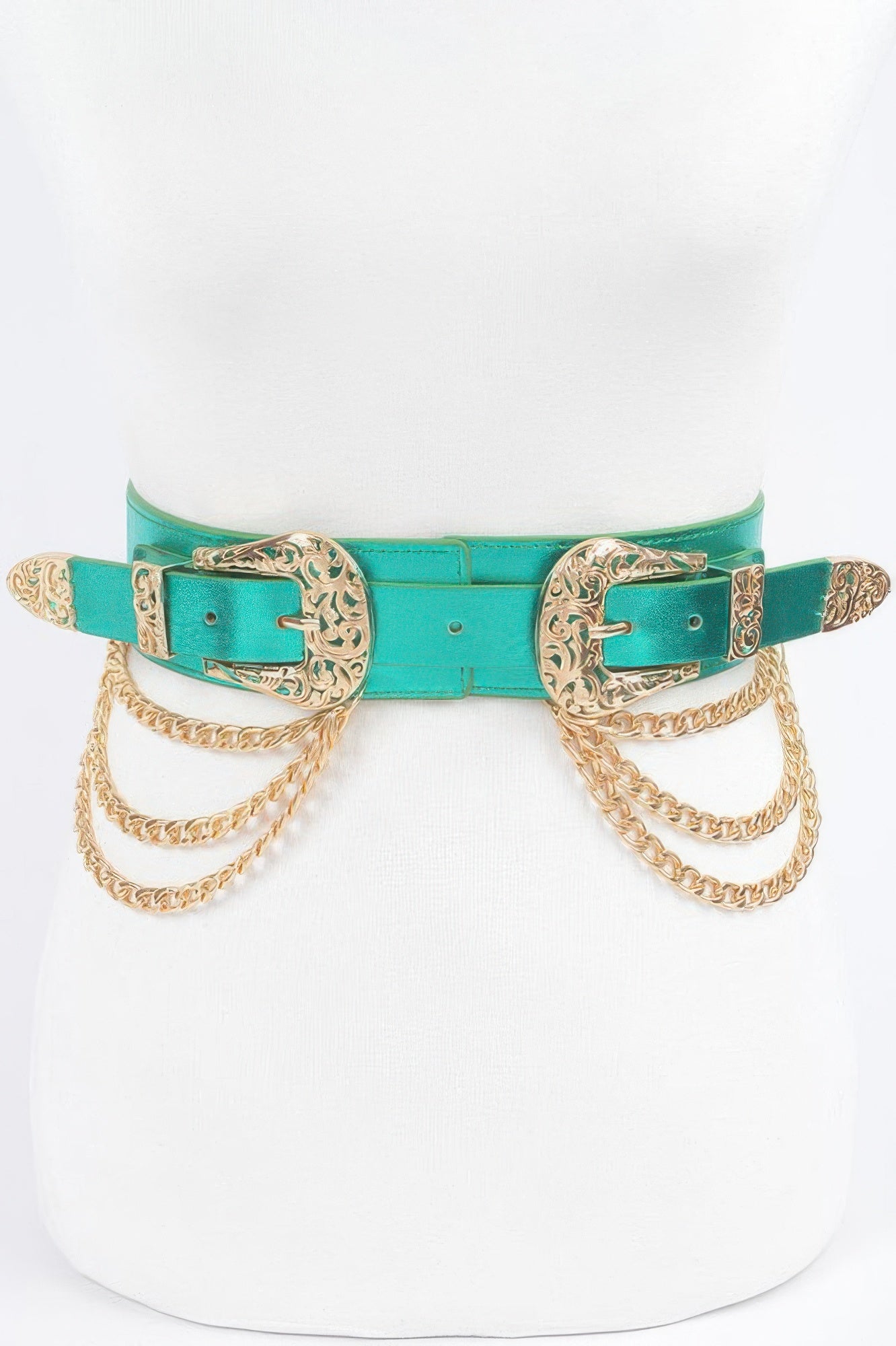 WOMEN'S BELT • SOHO Fashion Chic Two Buckle BYMANYC ® New York - BYMANYC ® New York  