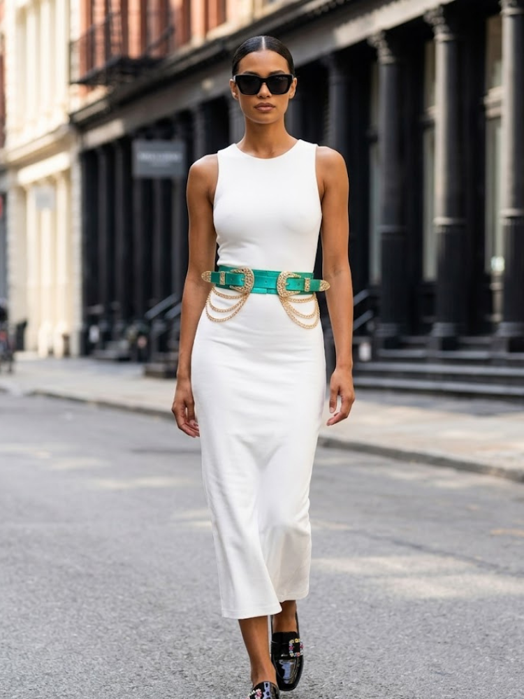 WOMEN'S BELT • SOHO Fashion Chic Two Buckle BYMANYC ® New York - BYMANYC ® New York  