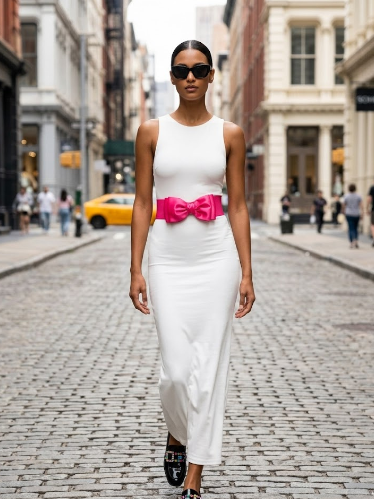 WOMEN'S BELT • new collection HUDSON Ribbon BYMANYC ® New York - BYMANYC ® New York  