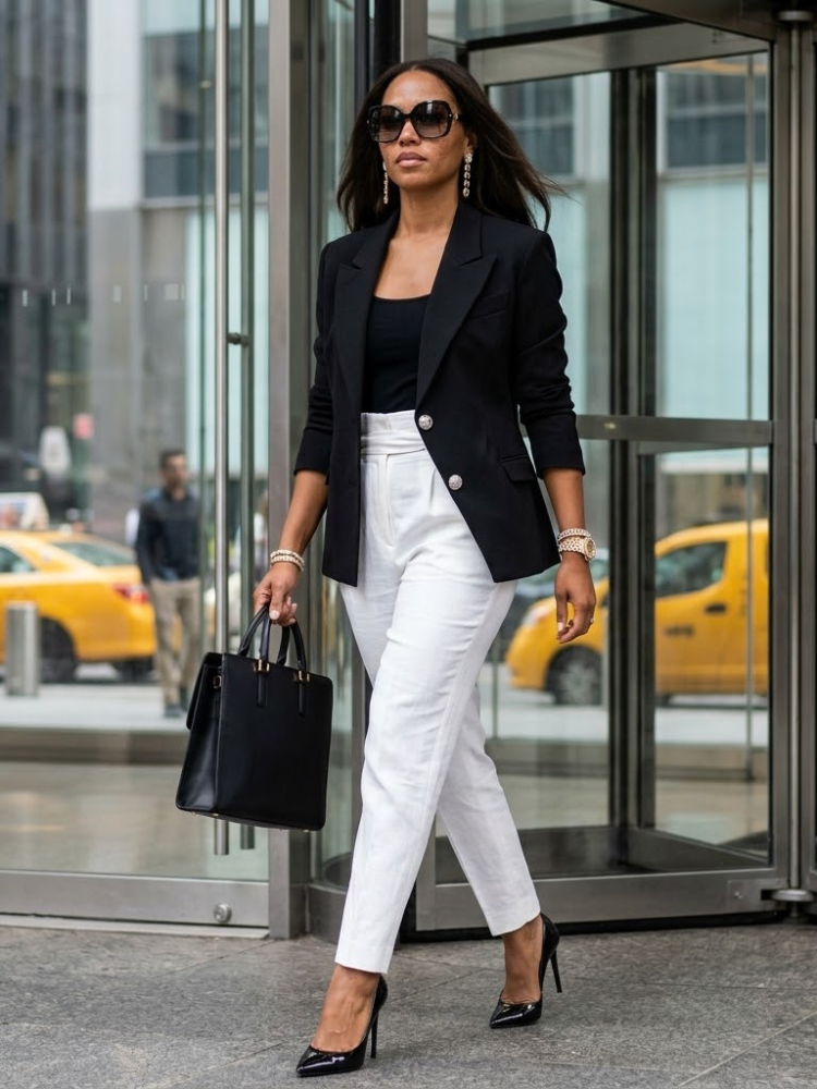  WOMEN'S BLAZER BROADWAY New Collection WALL STREET BYMANYC ® New York  NYC Wholesale Boutique Inventory - No MOQ & Ready to Ship