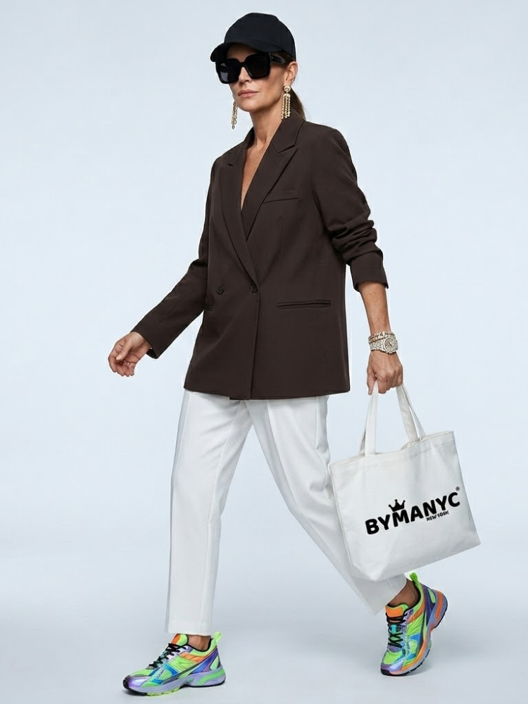  WOMEN'S BLAZER Brown Tweed HUDSON - BYMANYC ® New York  NYC Wholesale Boutique Inventory - No MOQ & Ready to Ship