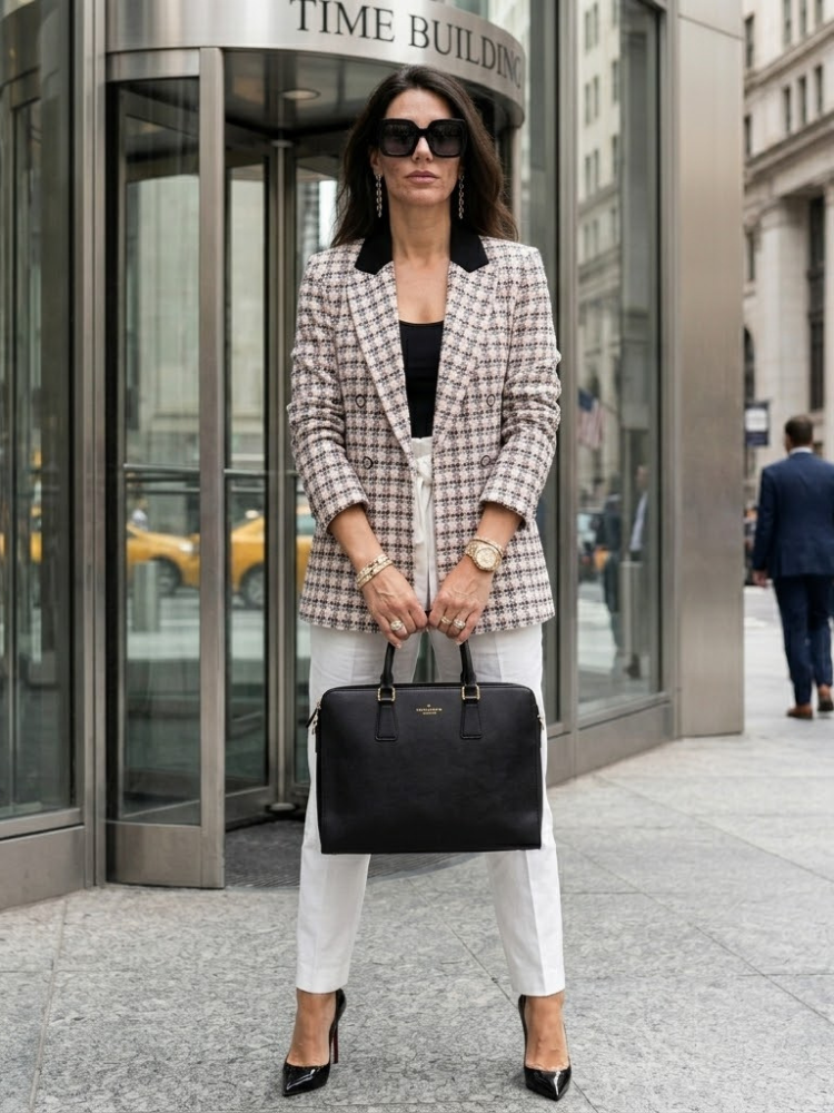  WOMEN'S BLAZER LEXINGTON New Collection WALL STREET BYMANYC ® New York  NYC Wholesale Boutique Inventory - No MOQ & Ready to Ship