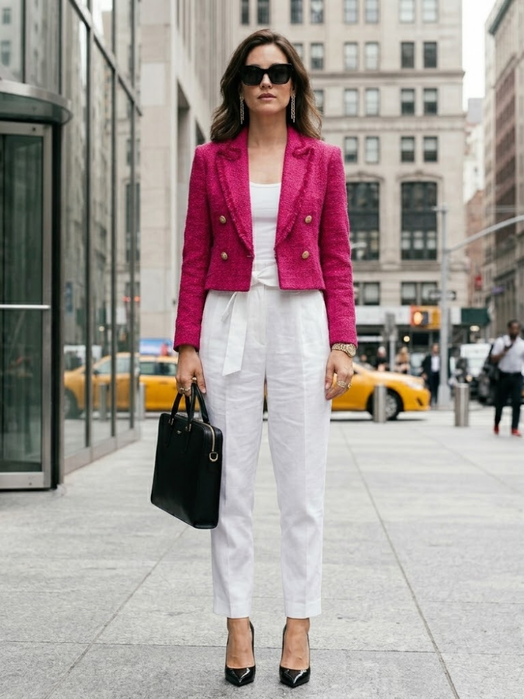  WOMEN'S BLAZER TRIBECA New Collection WALL STREET BYMANYC ® New York  NYC Wholesale Boutique Inventory - No MOQ & Ready to Ship