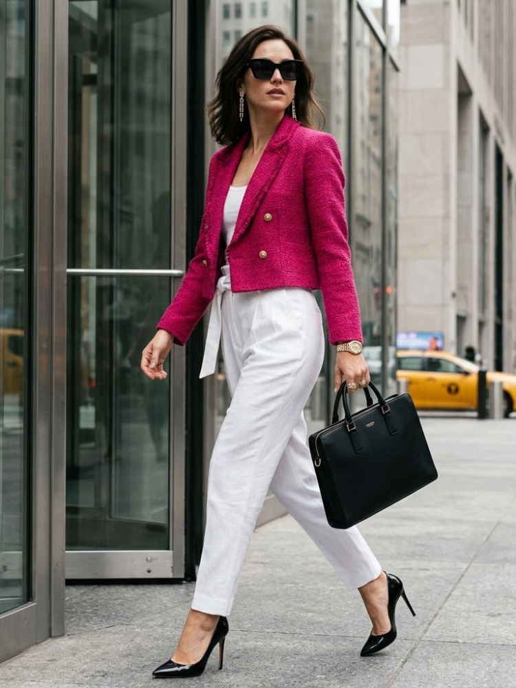  WOMEN'S BLAZER TRIBECA New Collection WALL STREET BYMANYC ® New York  NYC Wholesale Boutique Inventory - No MOQ & Ready to Ship