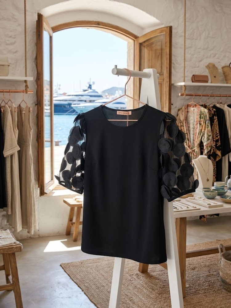  WOMEN'S BLOUSE BOSTON - Boutique Fashion Top - BYMANYC ® New York  NYC Wholesale Boutique Inventory - No MOQ & Ready to Ship