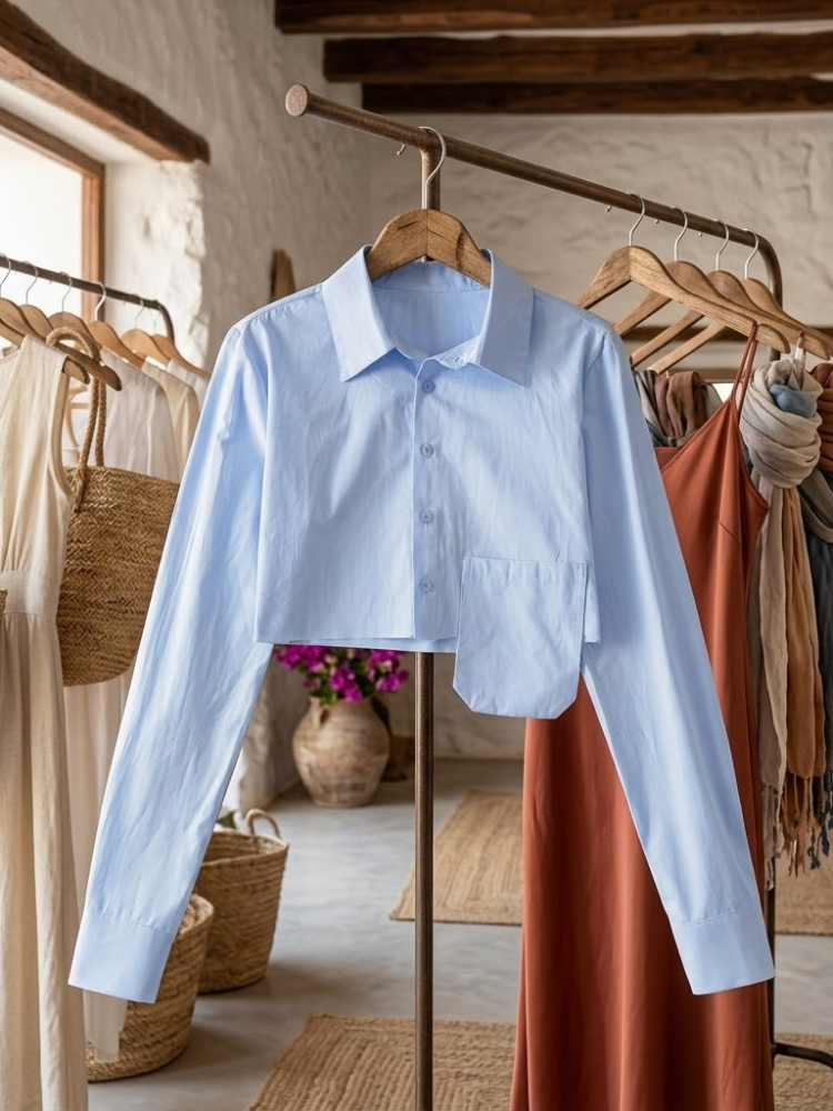 WOMEN'S BLOUSE BRYANT New Collection IBIZA Summer – BYMANYC ® New York - BYMANYC ® New York  