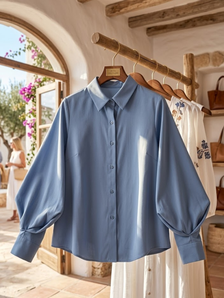 WOMEN'S BLOUSE CLINTON New Collection IBIZA Summer – BYMANYC ® New York - BYMANYC ® New York  