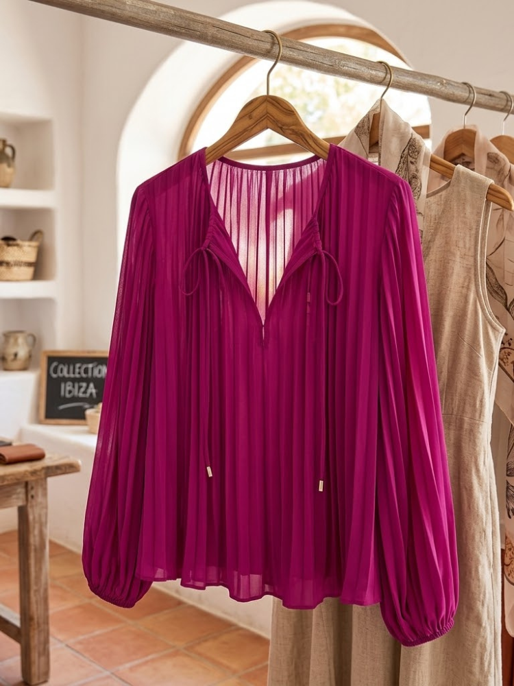  WOMEN'S BLOUSE HUDSON New Collection IBIZA Summer – BYMANYC ® New York  NYC Wholesale Boutique Inventory - No MOQ & Ready to Ship