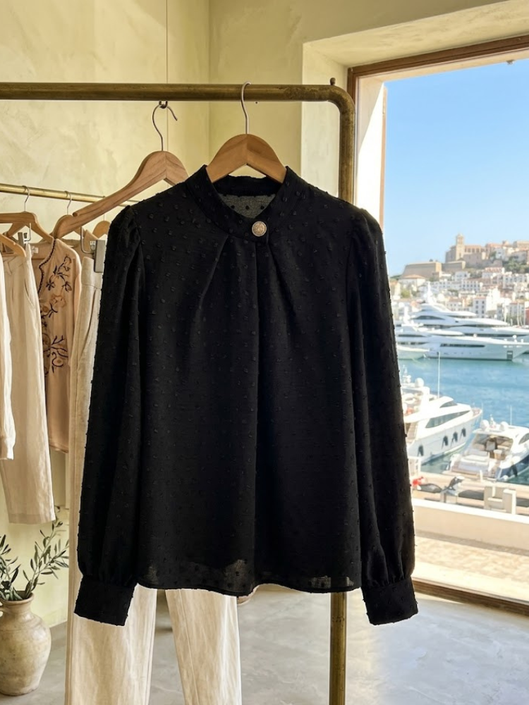  WOMEN'S BLOUSE MONTEREY - Boutique Fashion Top - BYMANYC ® New York  NYC Wholesale Boutique Inventory - No MOQ & Ready to Ship