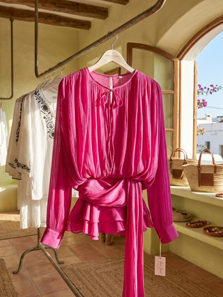  WOMEN'S BLOUSE VEDRÁ Ibiza Collection BYMANYC ® New York  NYC Wholesale Boutique Inventory - No MOQ & Ready to Ship