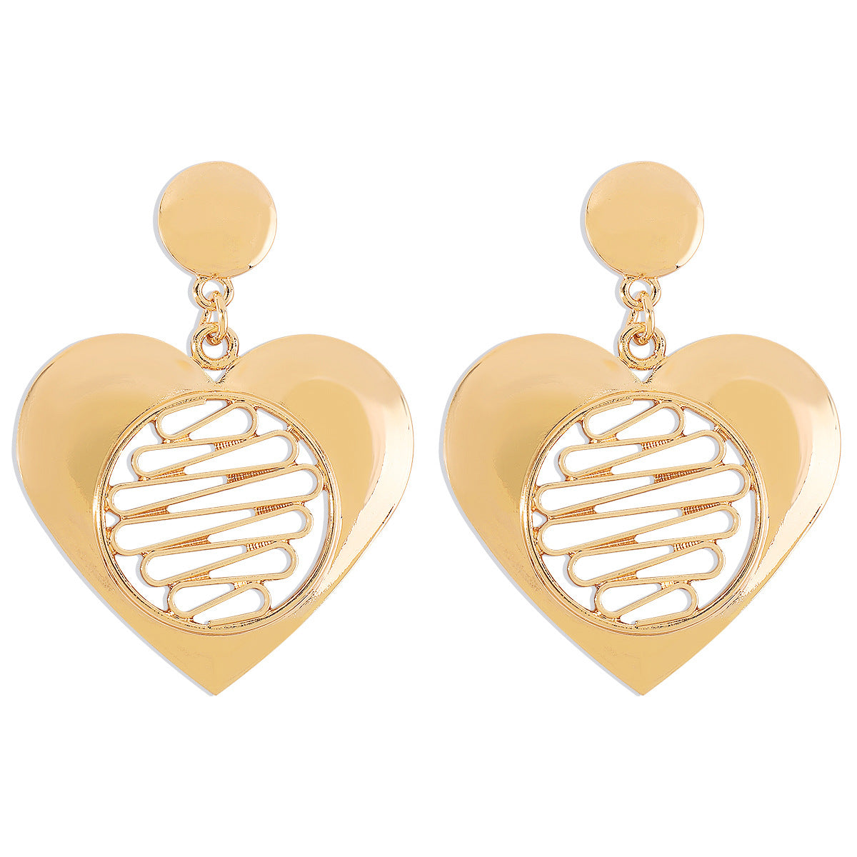  WOMEN'S EARRINGS Gold Color CHELSEA - BYMANYC ® New York  NYC Wholesale Boutique Inventory - No MOQ & Ready to Ship