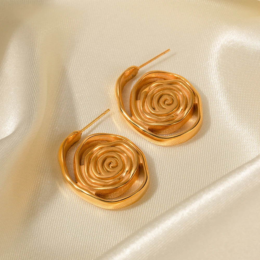  WOMEN'S EARRINGS Gold Color SOHO - BYMANYC ® New York  NYC Wholesale Boutique Inventory - No MOQ & Ready to Ship