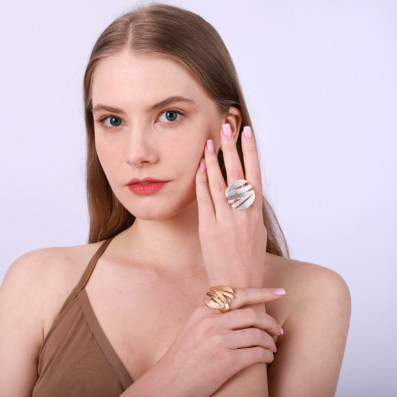  WOMEN'S RING Gold Color BROOKLYN - BYMANYC ® New York  NYC Wholesale Boutique Inventory - No MOQ & Ready to Ship