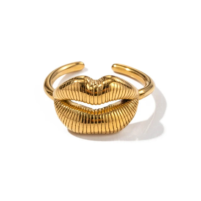  WOMEN'S RING Gold Color LEXINGTON - BYMANYC ® New York  NYC Wholesale Boutique Inventory - No MOQ & Ready to Ship
